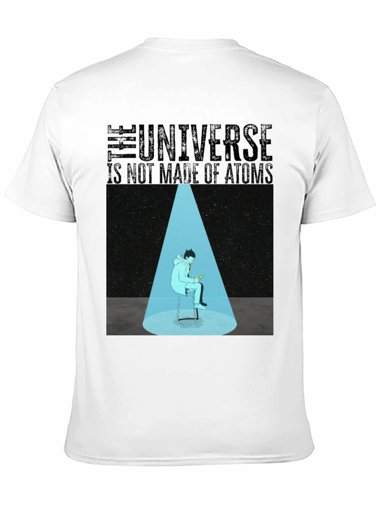 Black The Universe Tee: Atomic Insight Graphic T-Shirt view 11