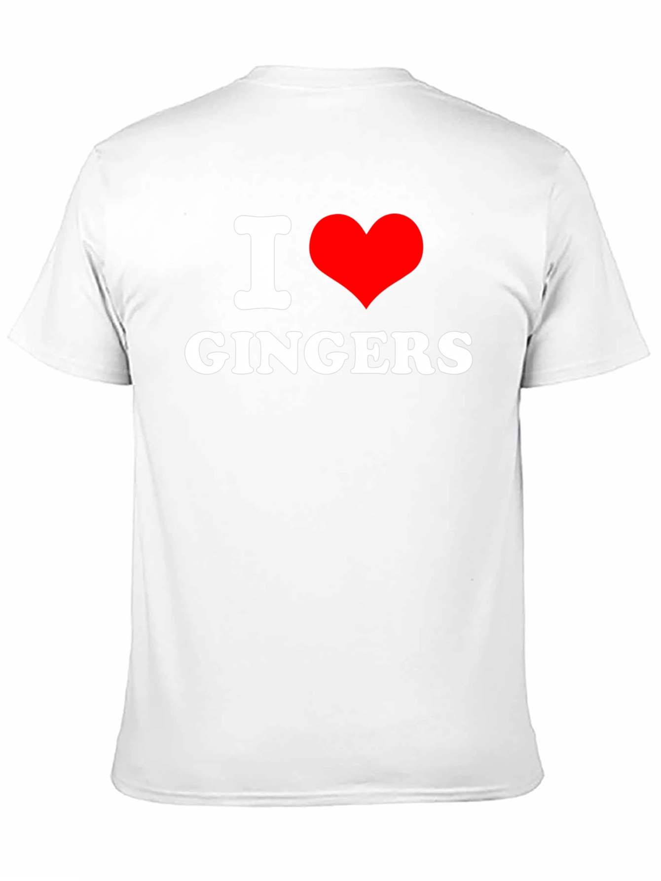 Black I Heart Gingers Black T-Shirt view 11