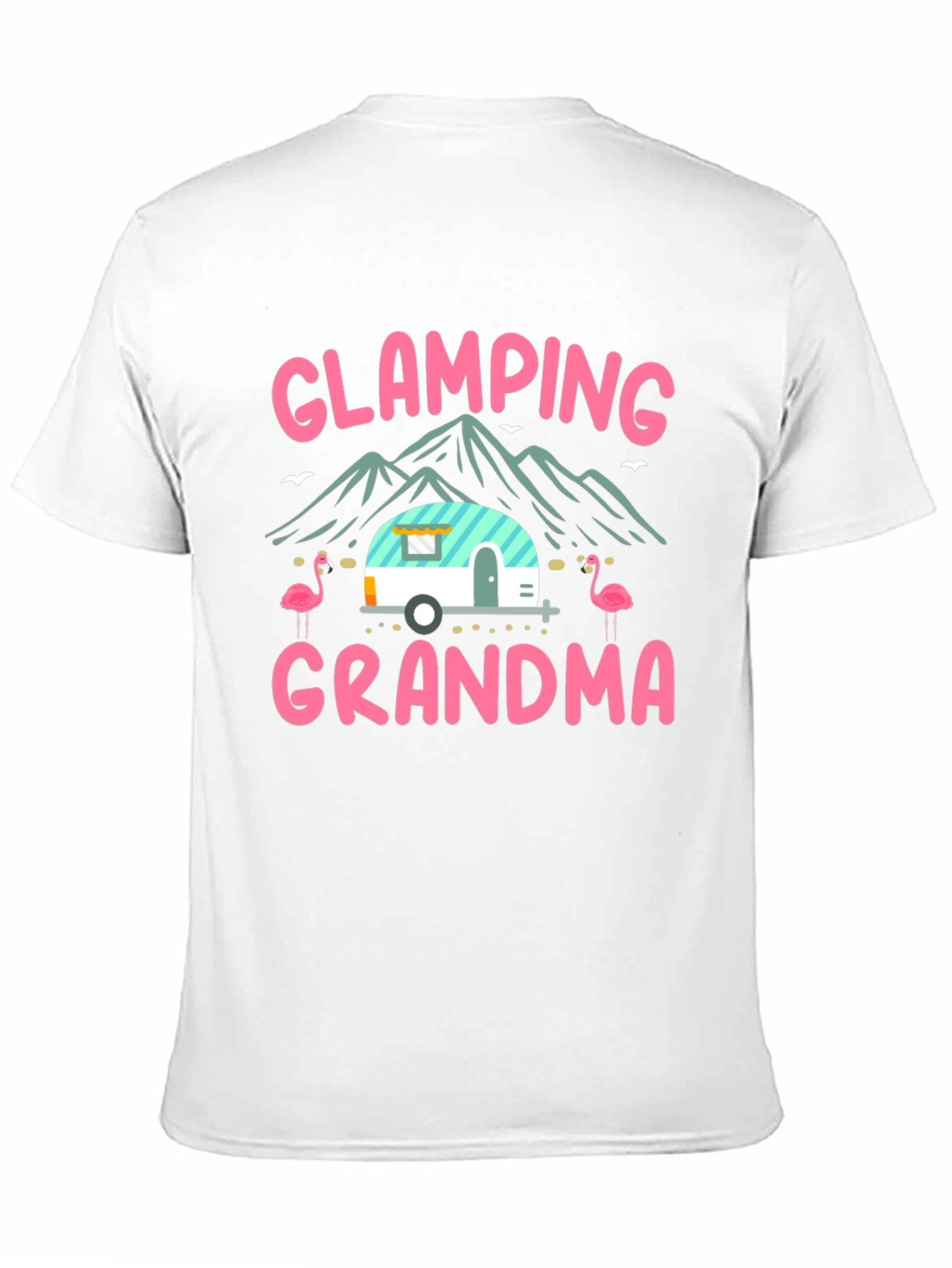Black Glamping Grandma T-Shirt - Camping Tee view 11