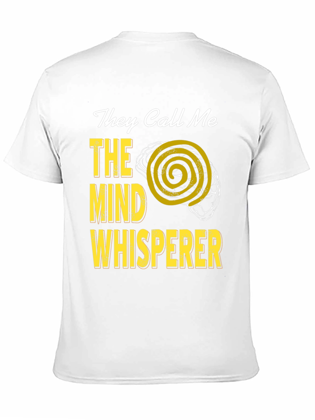 Black Mind Whisperer T-Shirt - Funny Psychology Tee view 11