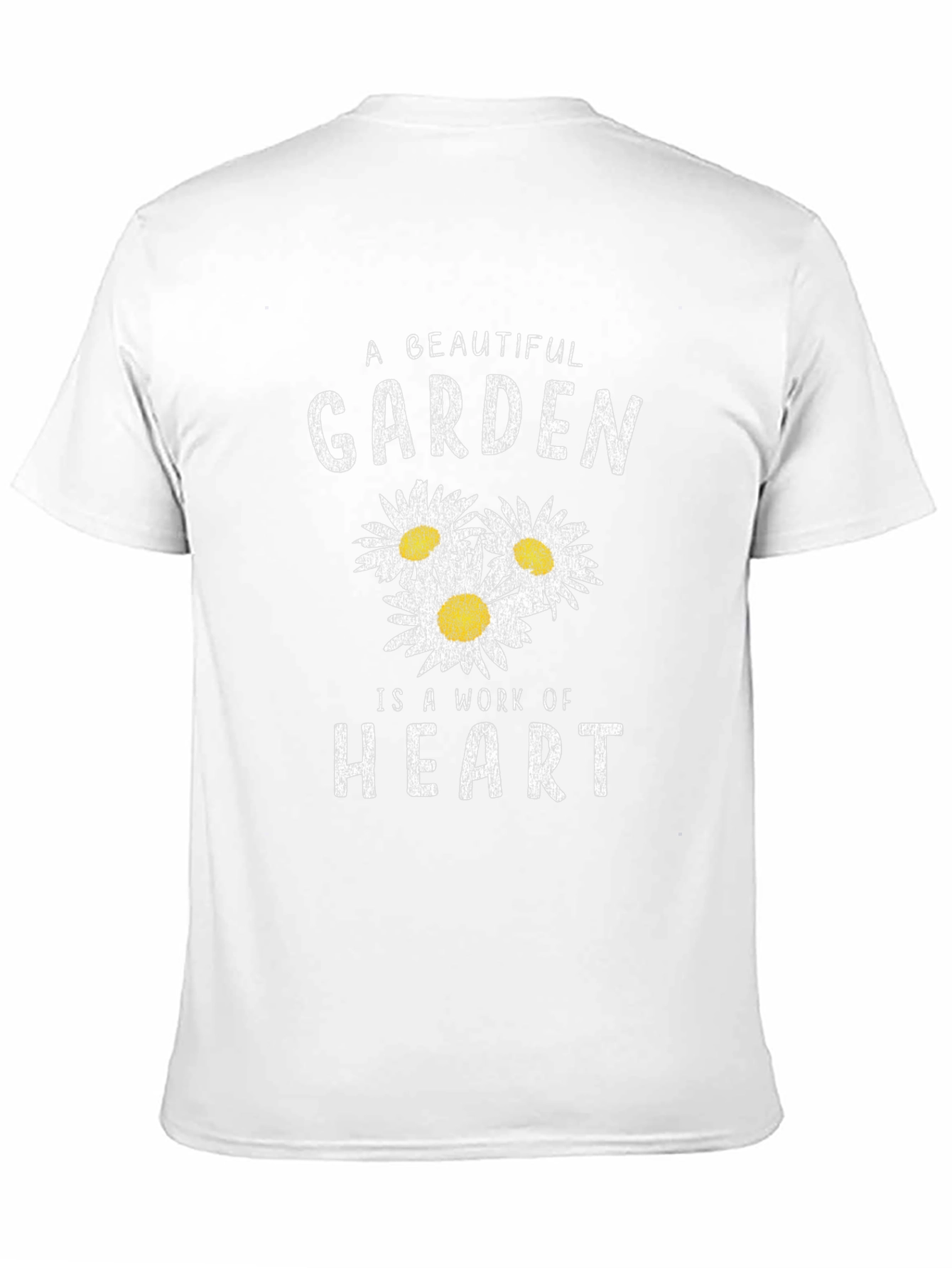 Black A Beautiful Garden is a Work of Heart Graphic Tee view 11