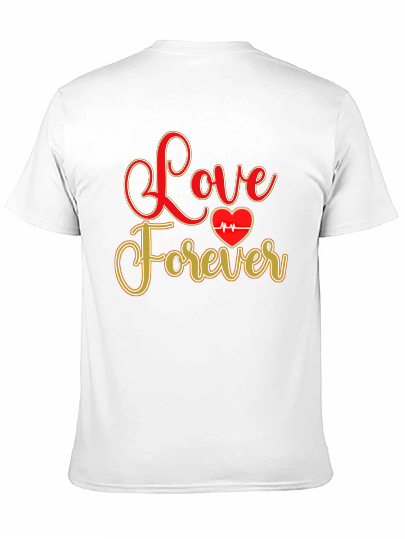 Black Love Forever Valentine's Day Graphic Tee - Black view 11