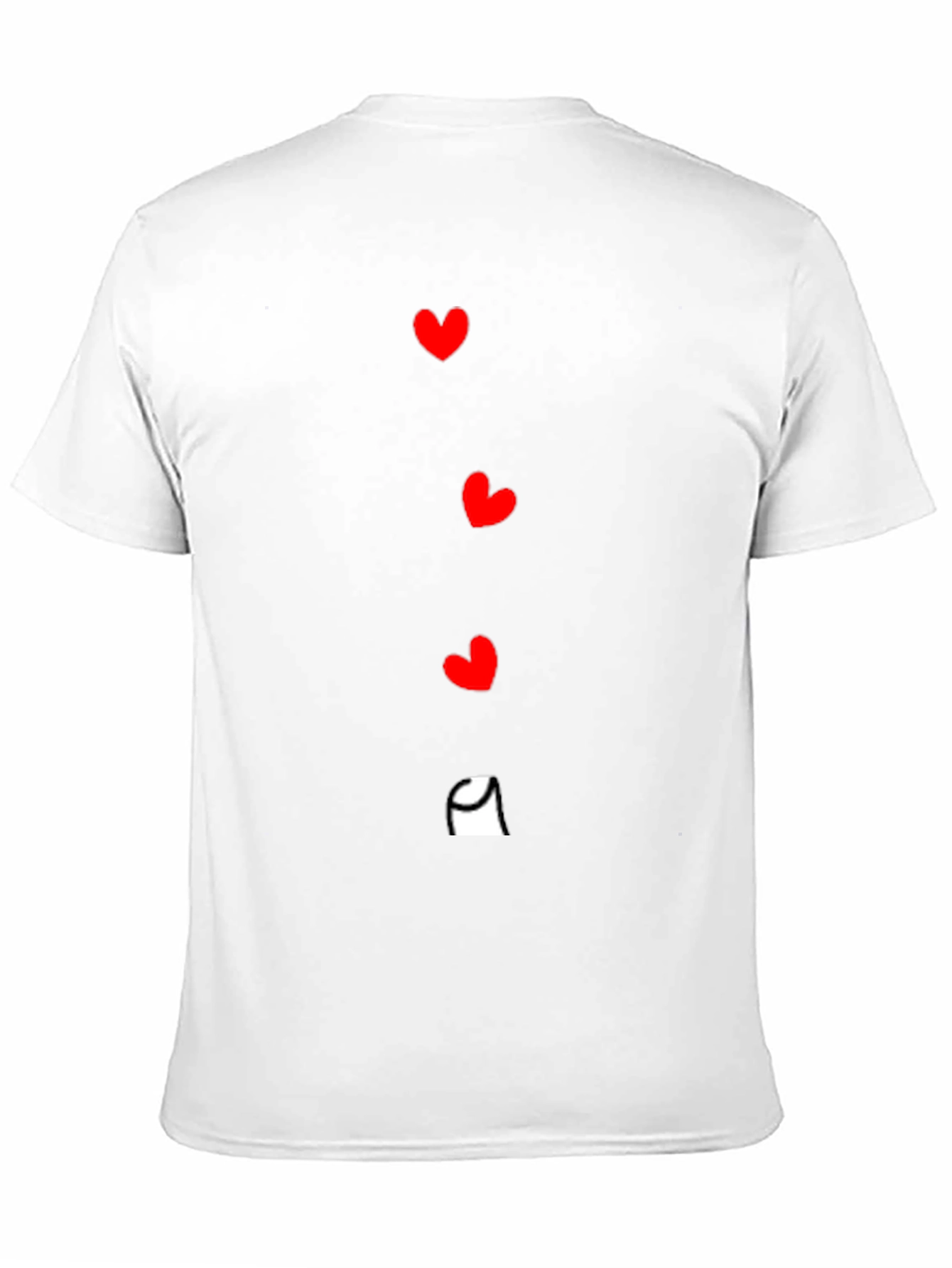 Black Heart Stack Graphic Tee - Black view 11