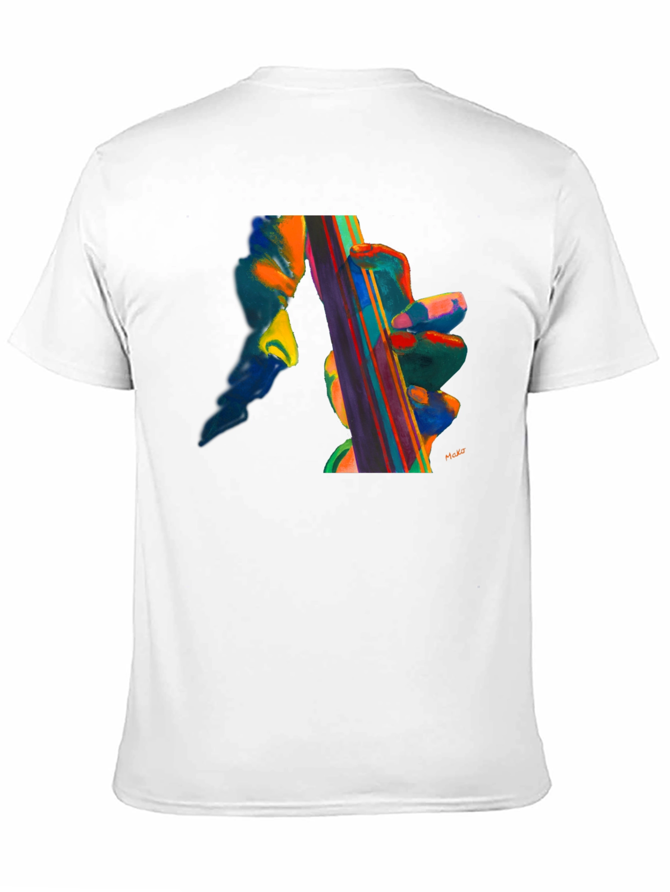 Black Abstract Musical T-Shirt view 11