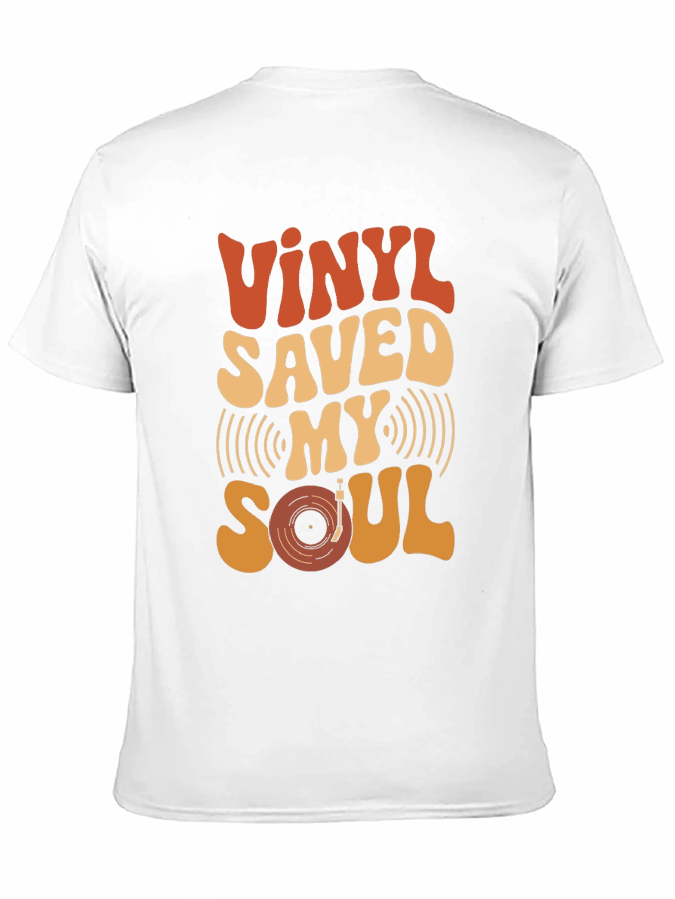 Black Vinyl Saved My Soul Retro Graphic Tee view 11