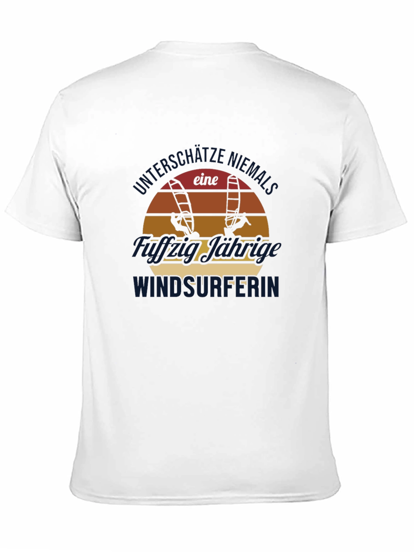Black Windsurfer Sunset Graphic Tee - Black Cotton view 11