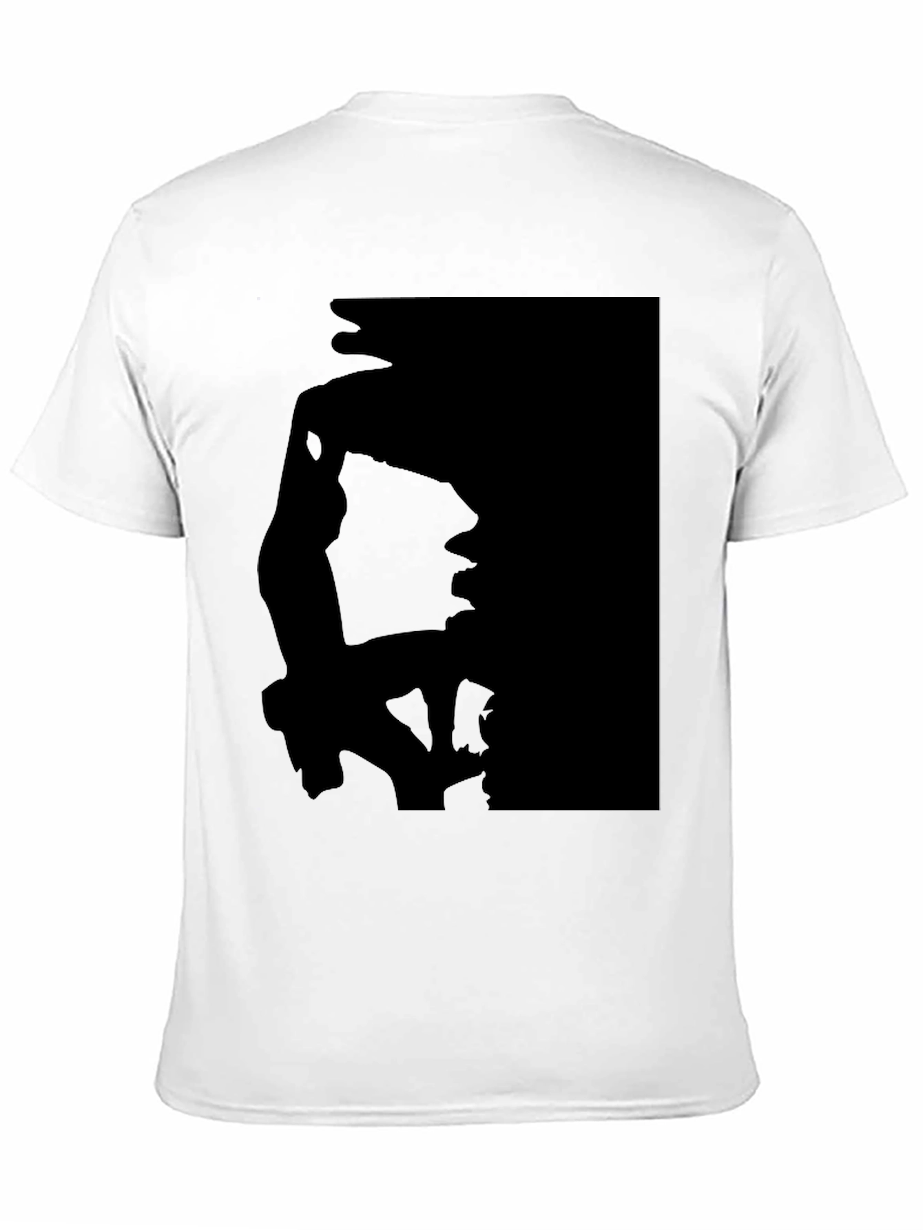 Black Silhouette Print Black T-Shirt view 11