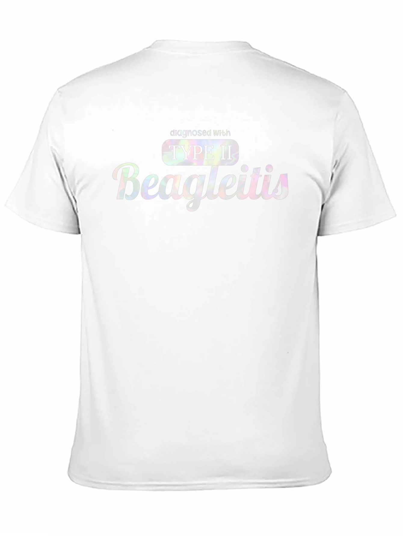 Black Type II Beagleitis Novelty T-Shirt view 11