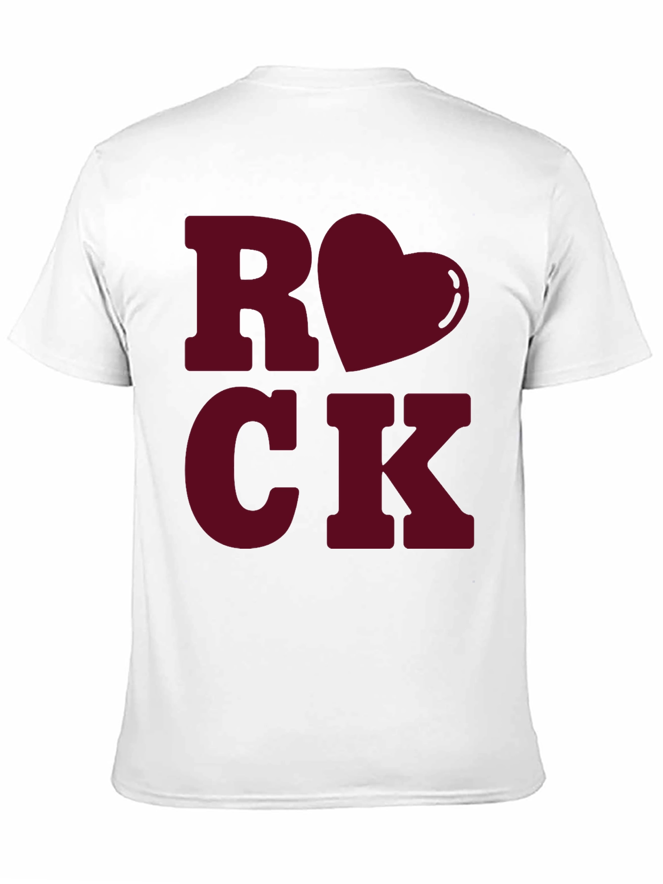 Black Rock Love Heart Valentine's T-Shirt view 11