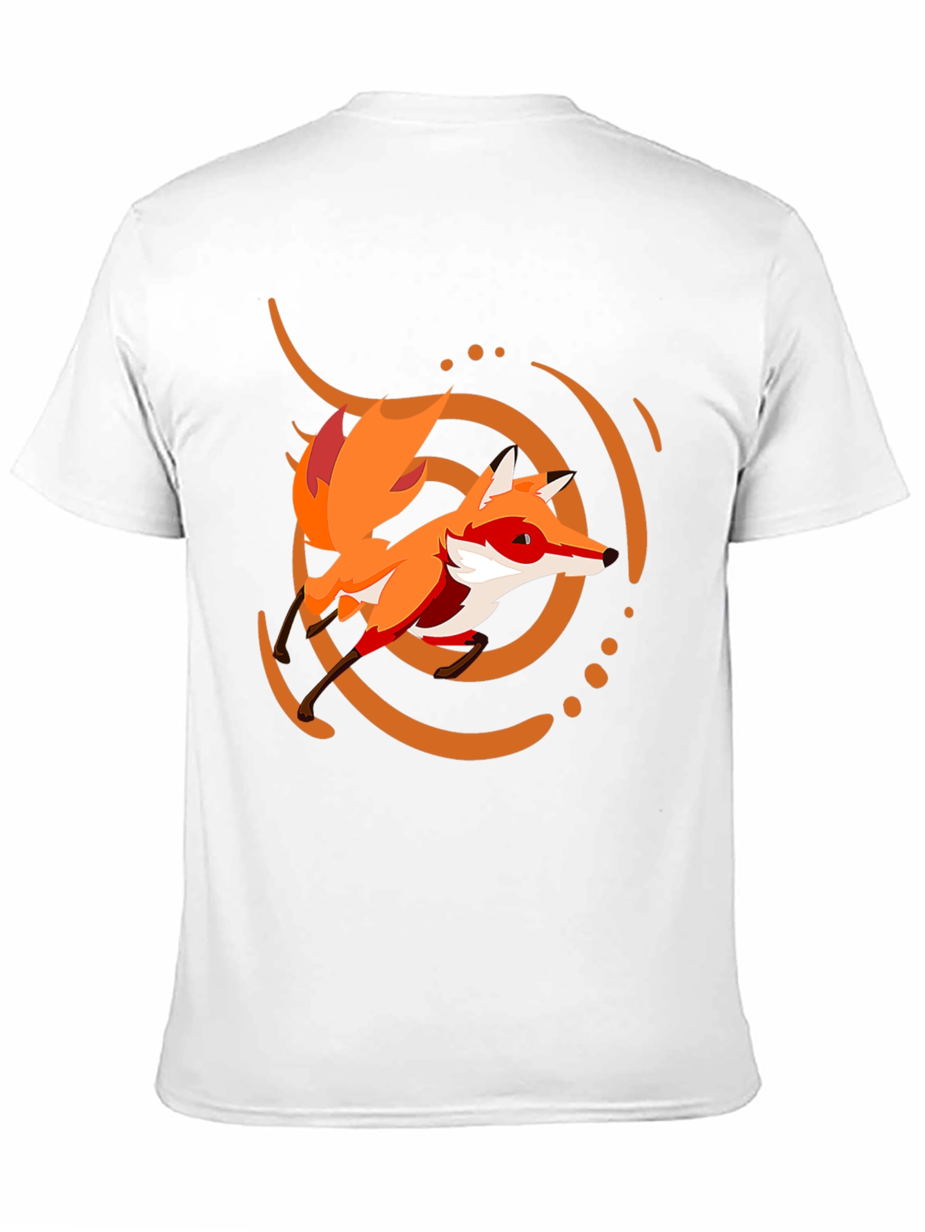 Black Fox Graphic Print Black Tee view 11