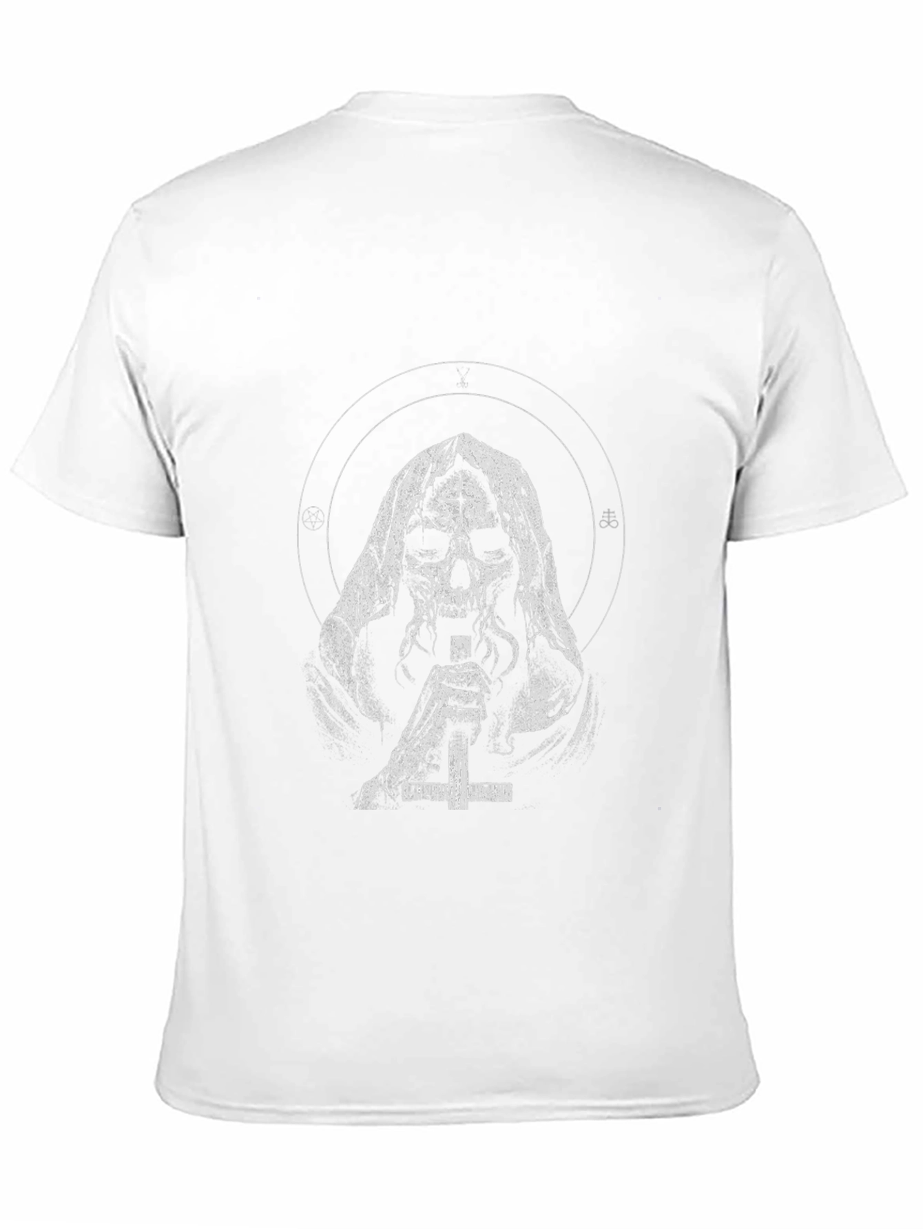 Black Grim Reaper T-Shirt - Dark Graphic Tee view 11