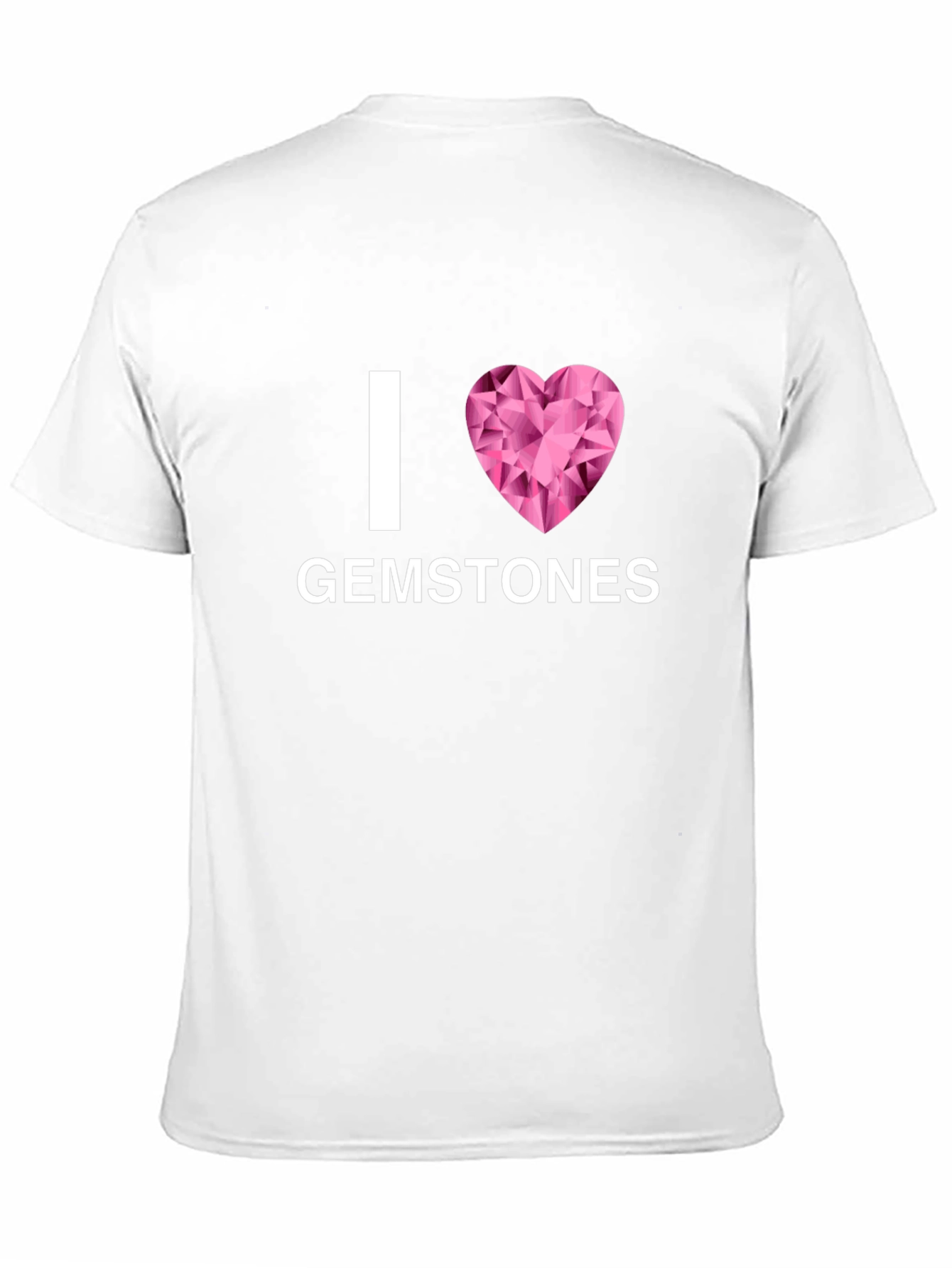 Black I Love Gemstones T-Shirt - Black view 11