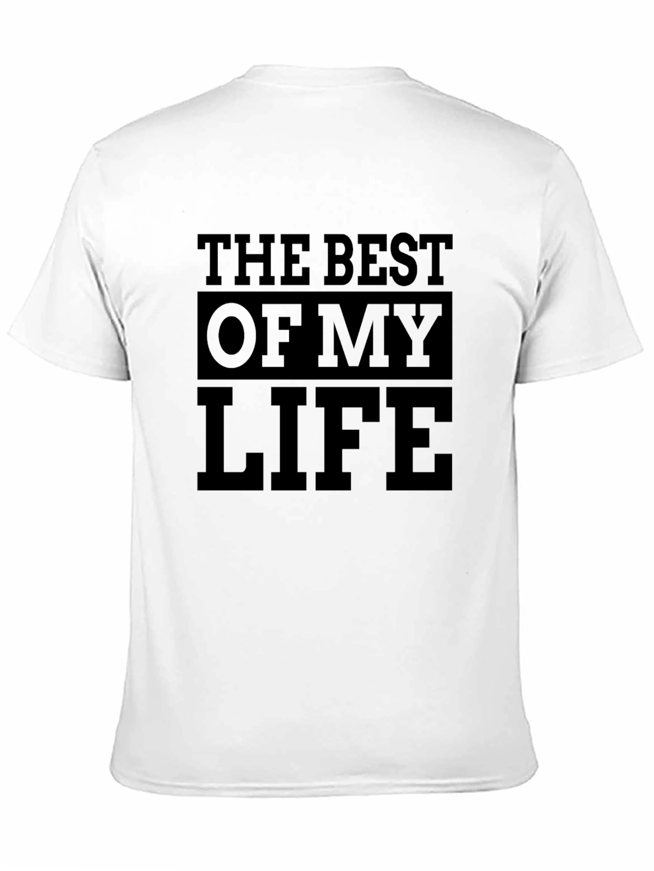 Black The Best of My Life Black T-Shirt view 11