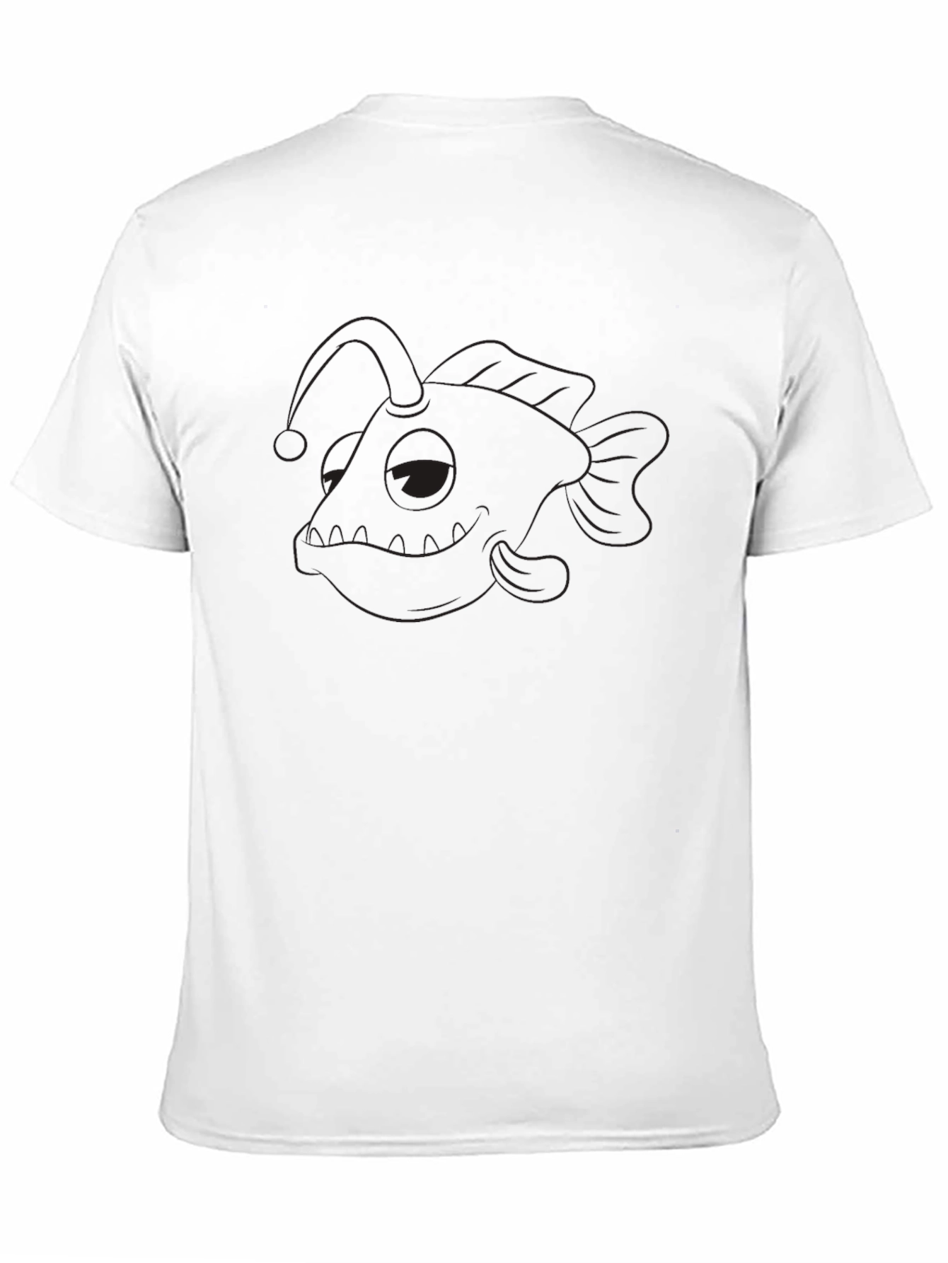 Black Men's Black Graphic Print Crew Neck T-Shirt view 11