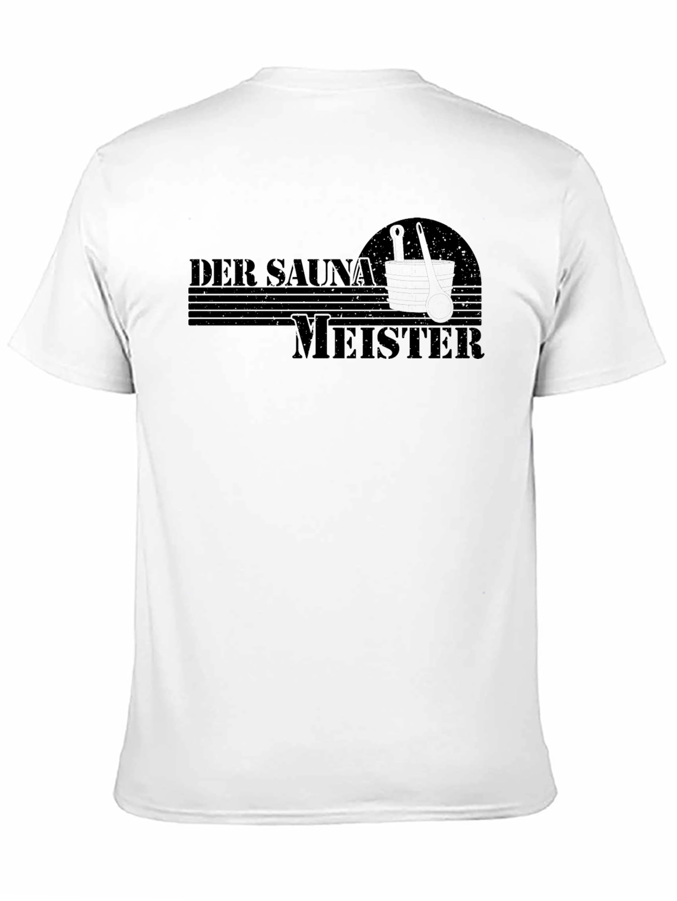 Black Der Sauna Meister T-Shirt, Sauna Master Tee view 11