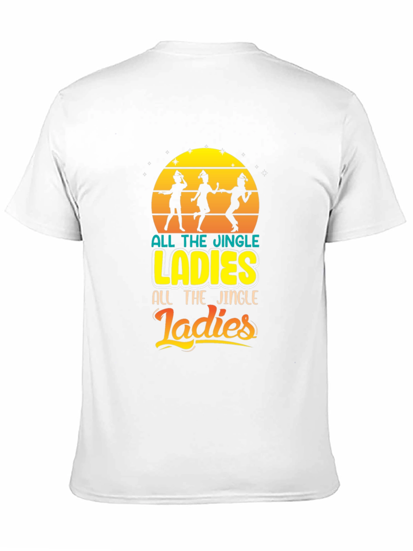 Black Jingle Ladies Graphic Tee view 11