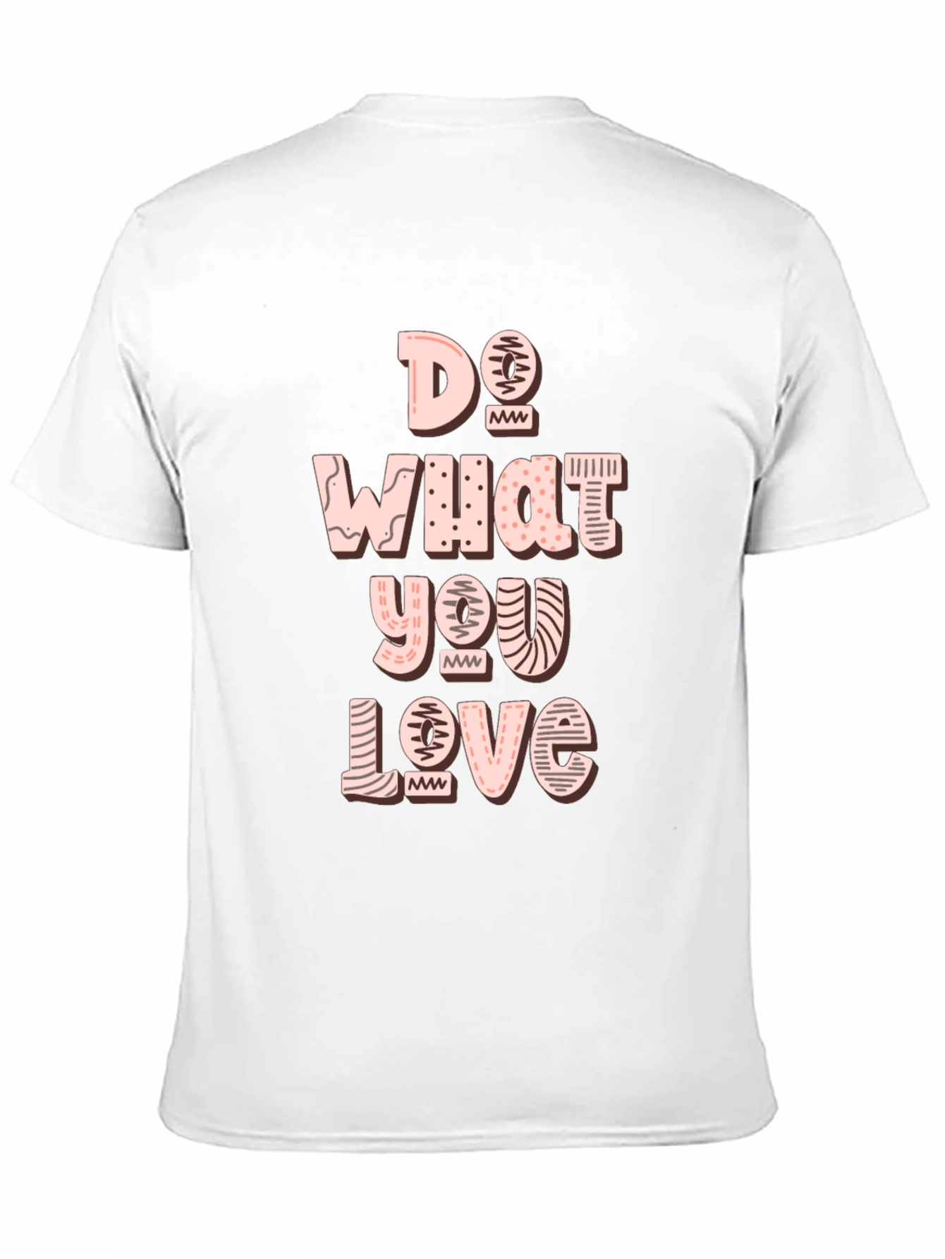 Black Do What You Love Graphic Tee - Black Cotton Casual T-Shirt view 11