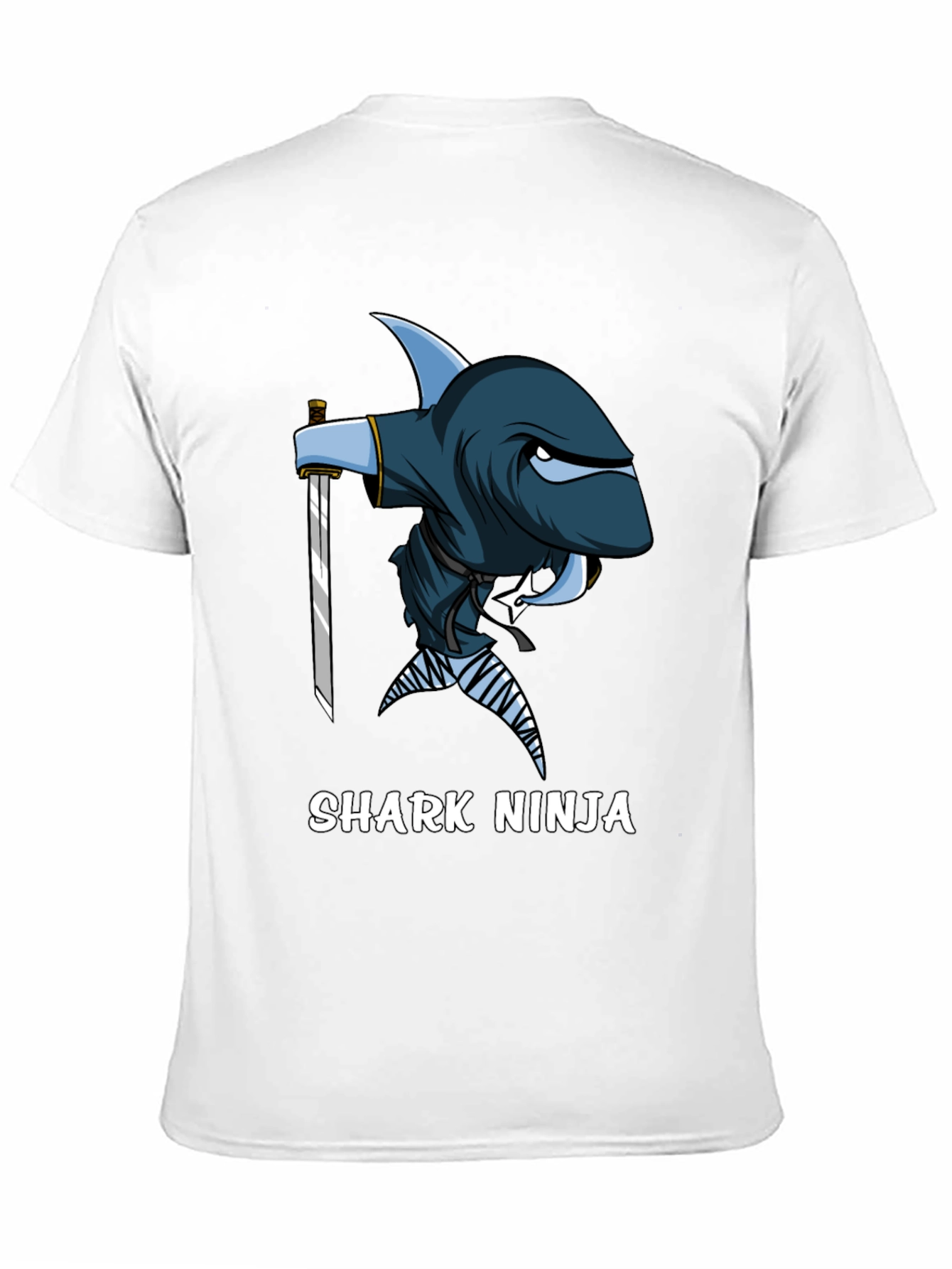 Black Shark Ninja T-Shirt - Unique Graphic Tee view 11