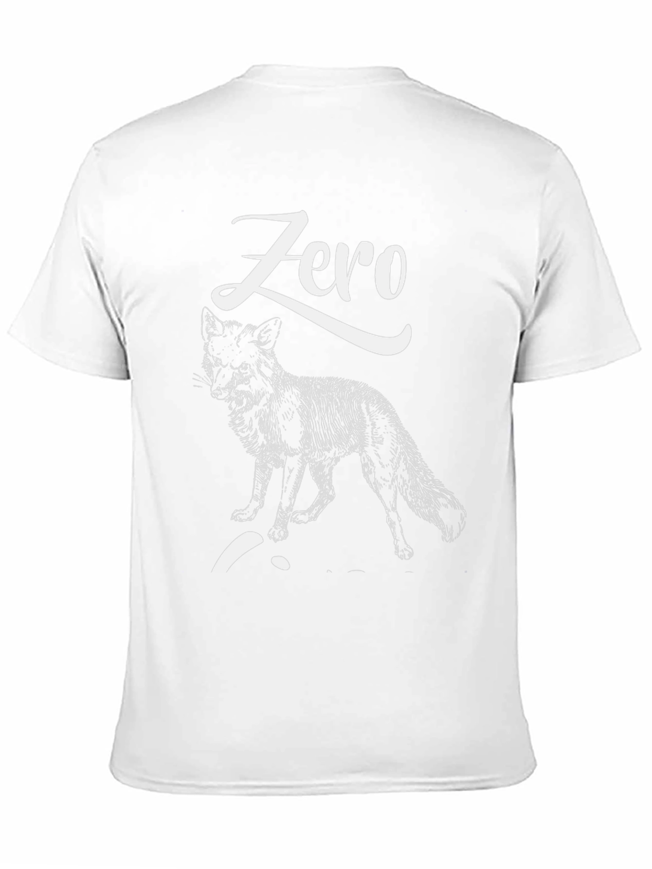 Black Zero Fox Given T-Shirt - Cool Graphic Tee view 11