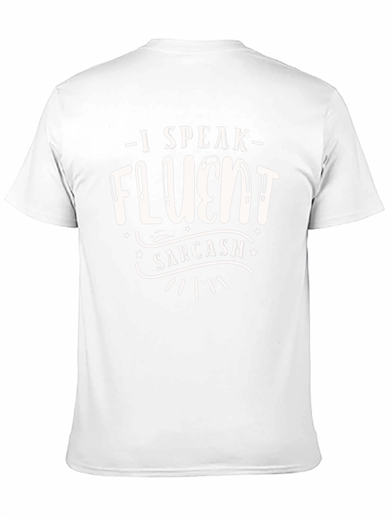 Black Fluent Sarcasm Graphic Tee view 11