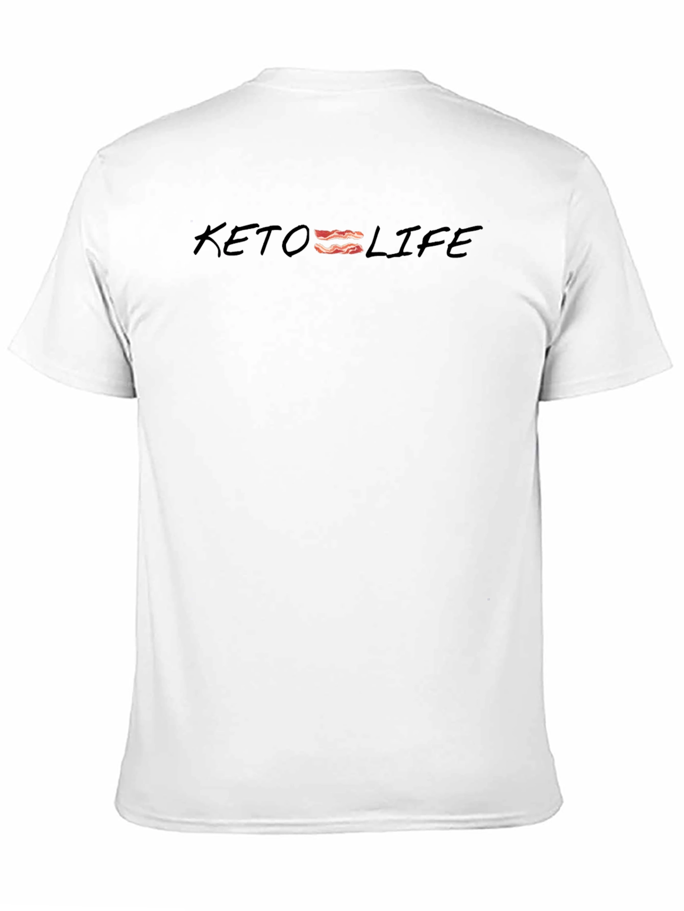 Black Keto = Life T-Shirt - Black Graphic Tee view 11