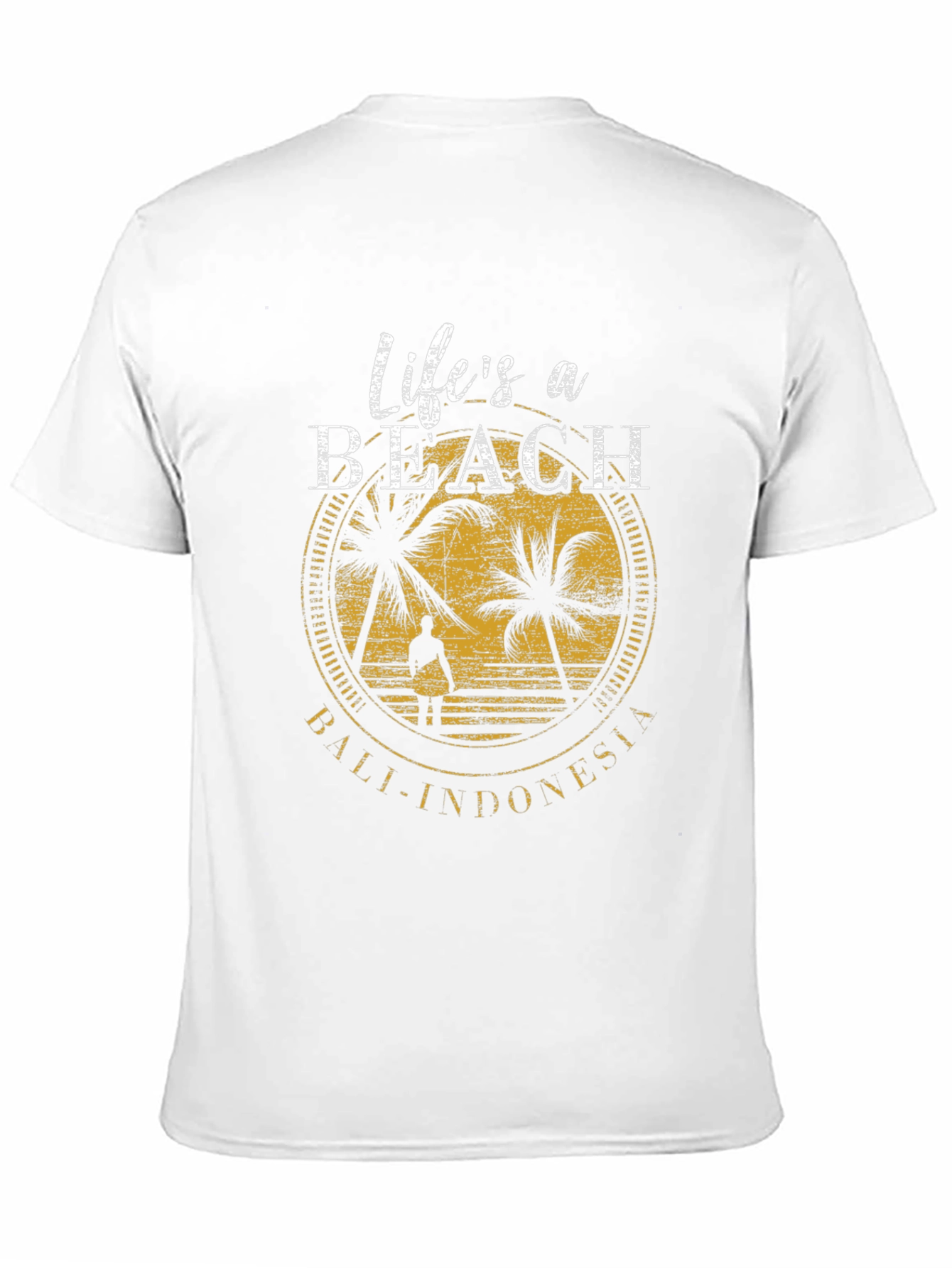 Life's a Beach Bali Indonesia Graphic T-Shirt - 11
