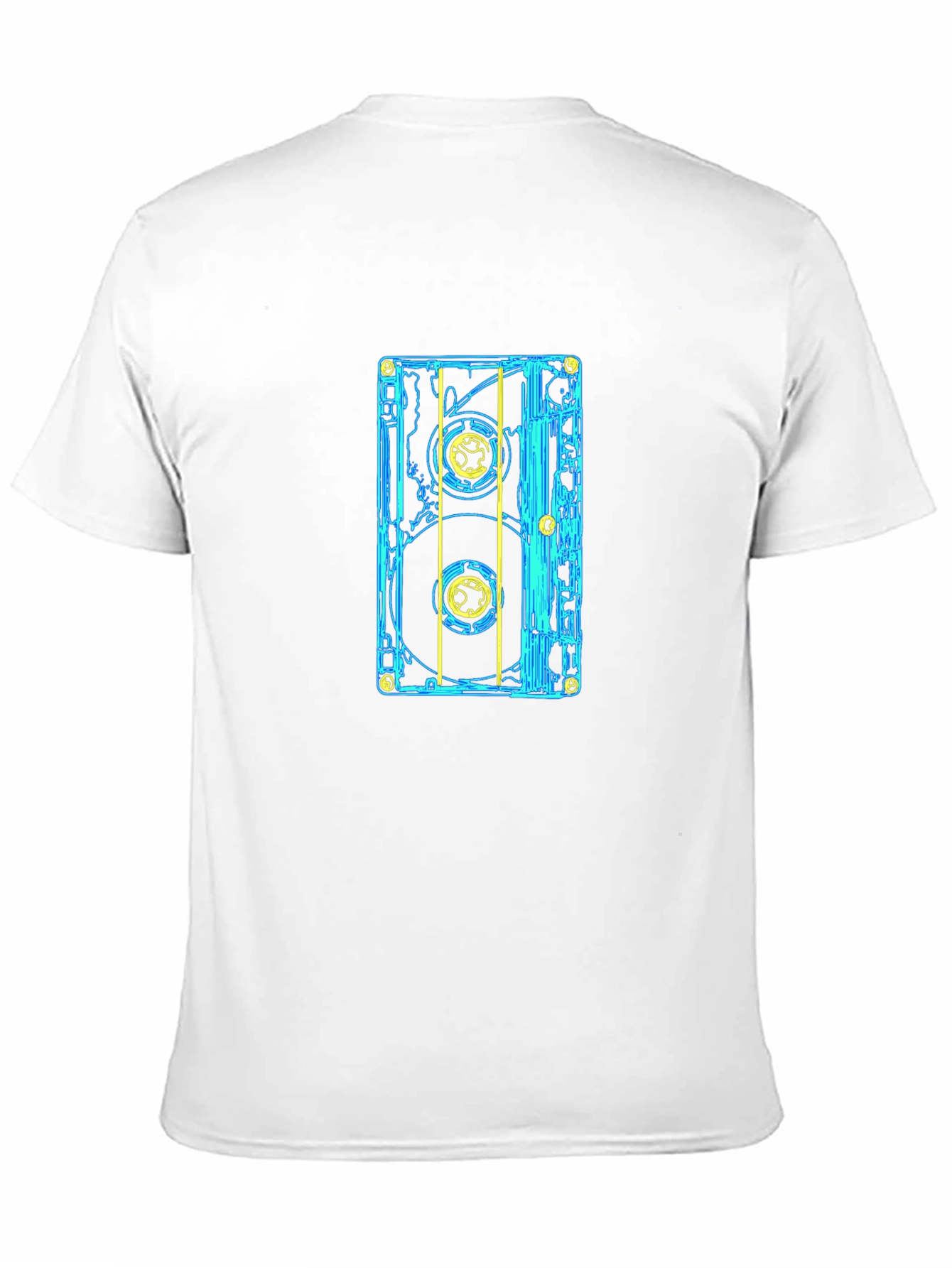 Black Retro Cassette Tape Graphic Tee - Black view 11