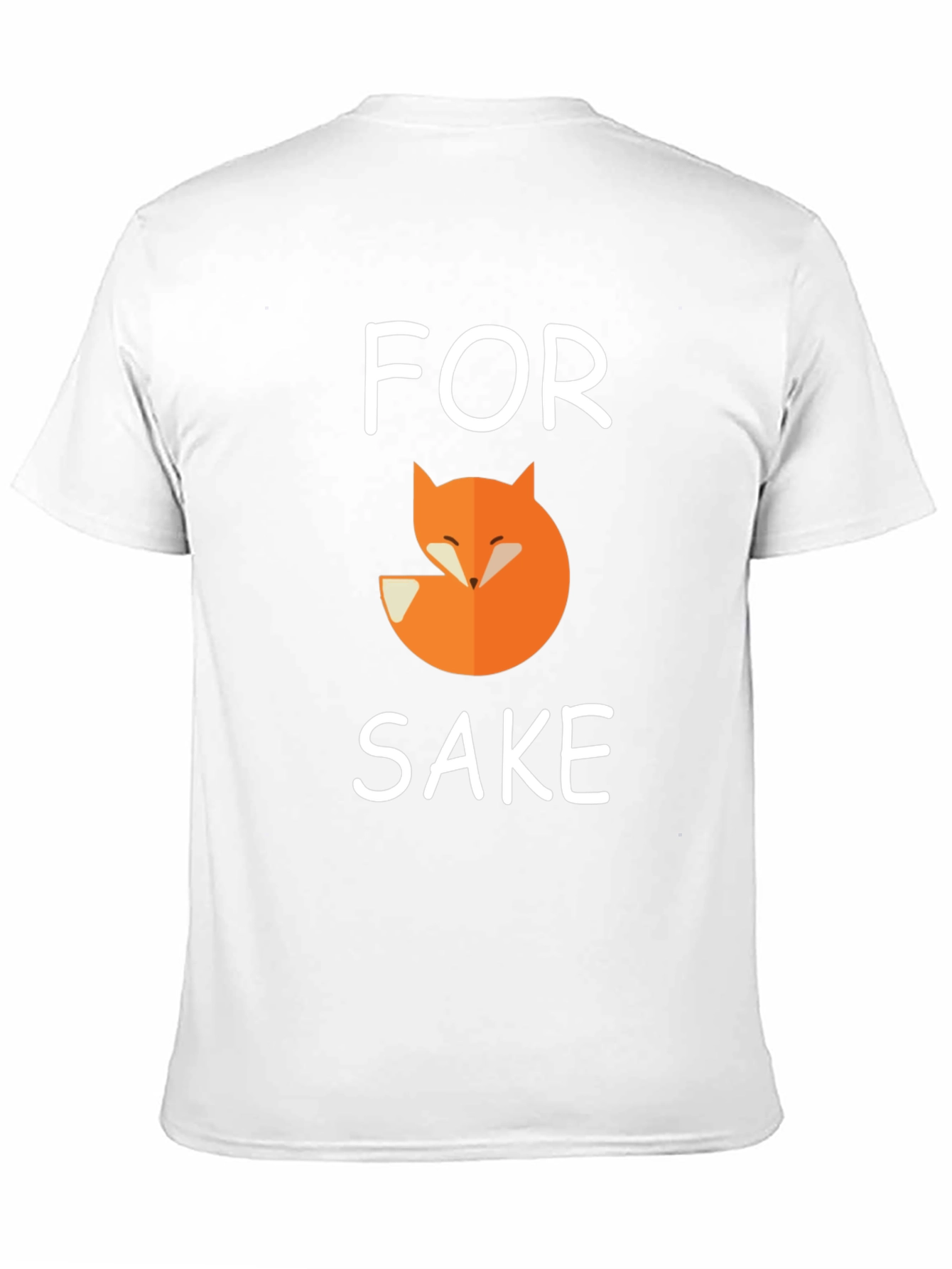 Black For Fox Sake T-Shirt Funny Graphic Tee view 11
