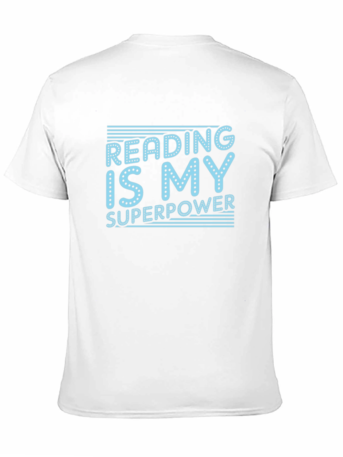 Black Reading Is My Superpower T-Shirt - Black view 11