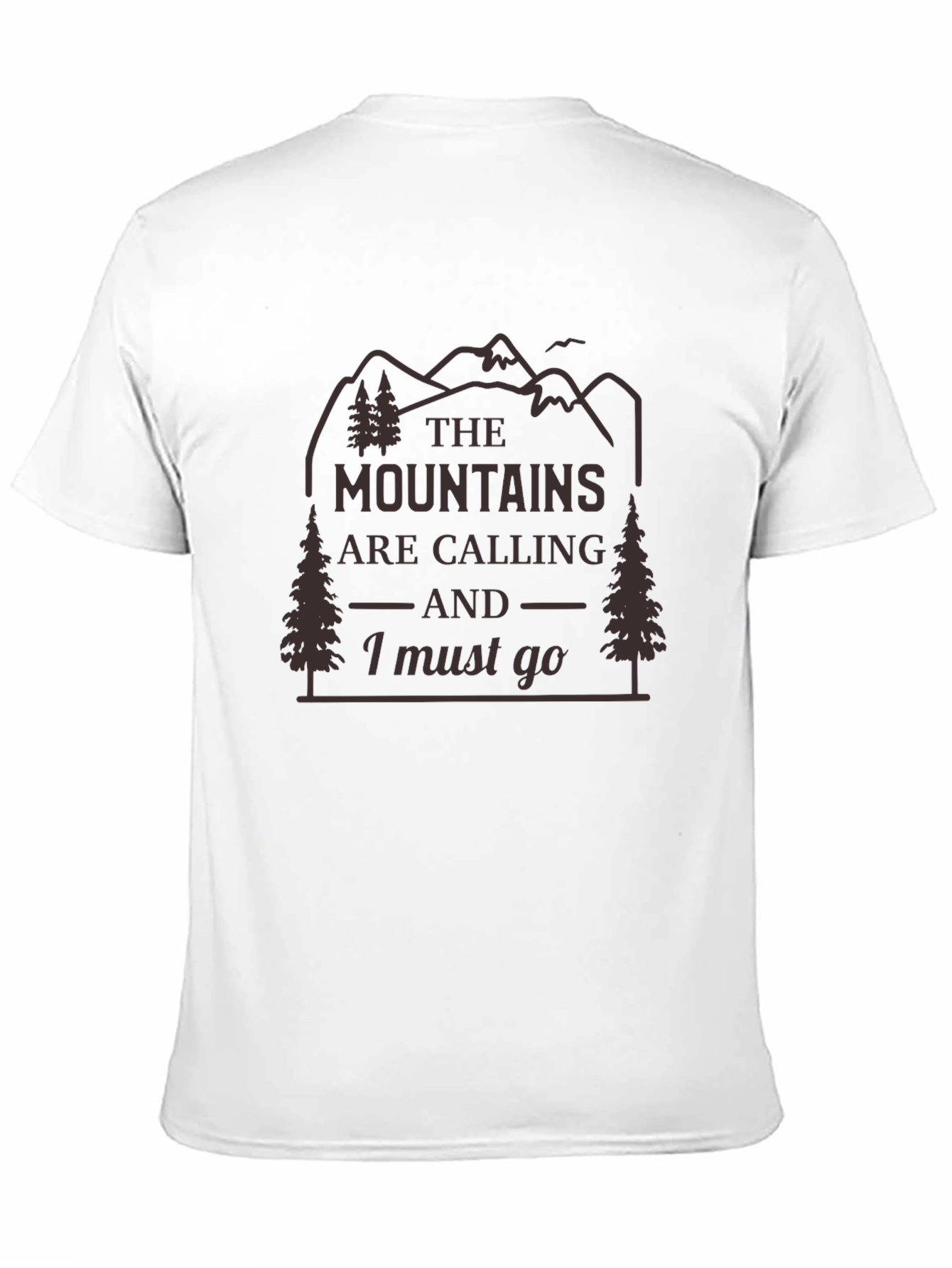 Black Mountains are Calling Graphic Tee - Adventure Awaits view 11