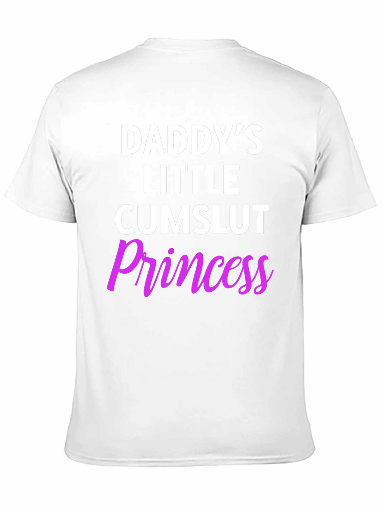 Black Daddy's Little Princess Funny T-Shirt view 11