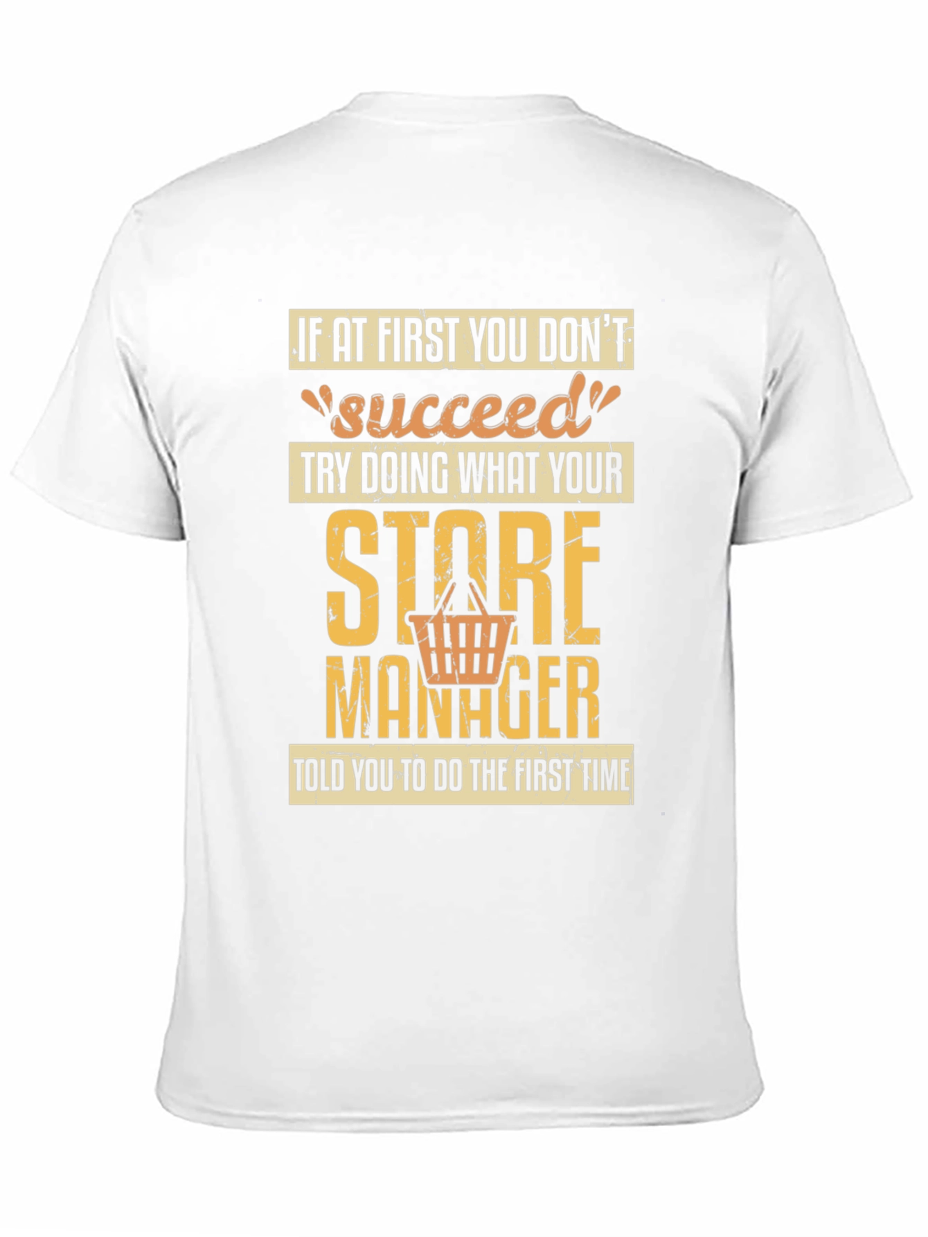 Black Store Manager Graphic T-Shirt view 11