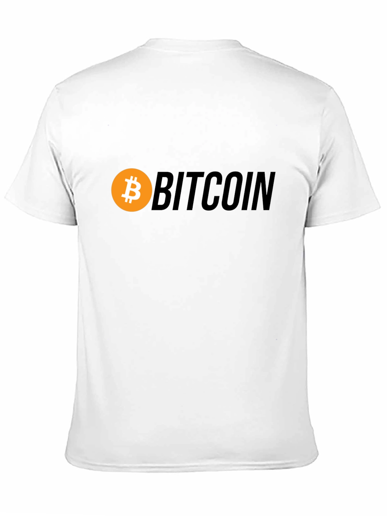Black Bitcoin Black T-Shirt view 11