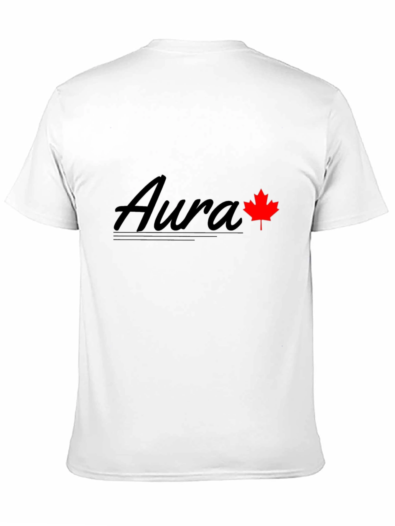 Black Aura Maple Leaf Graphic Tee - Black view 11