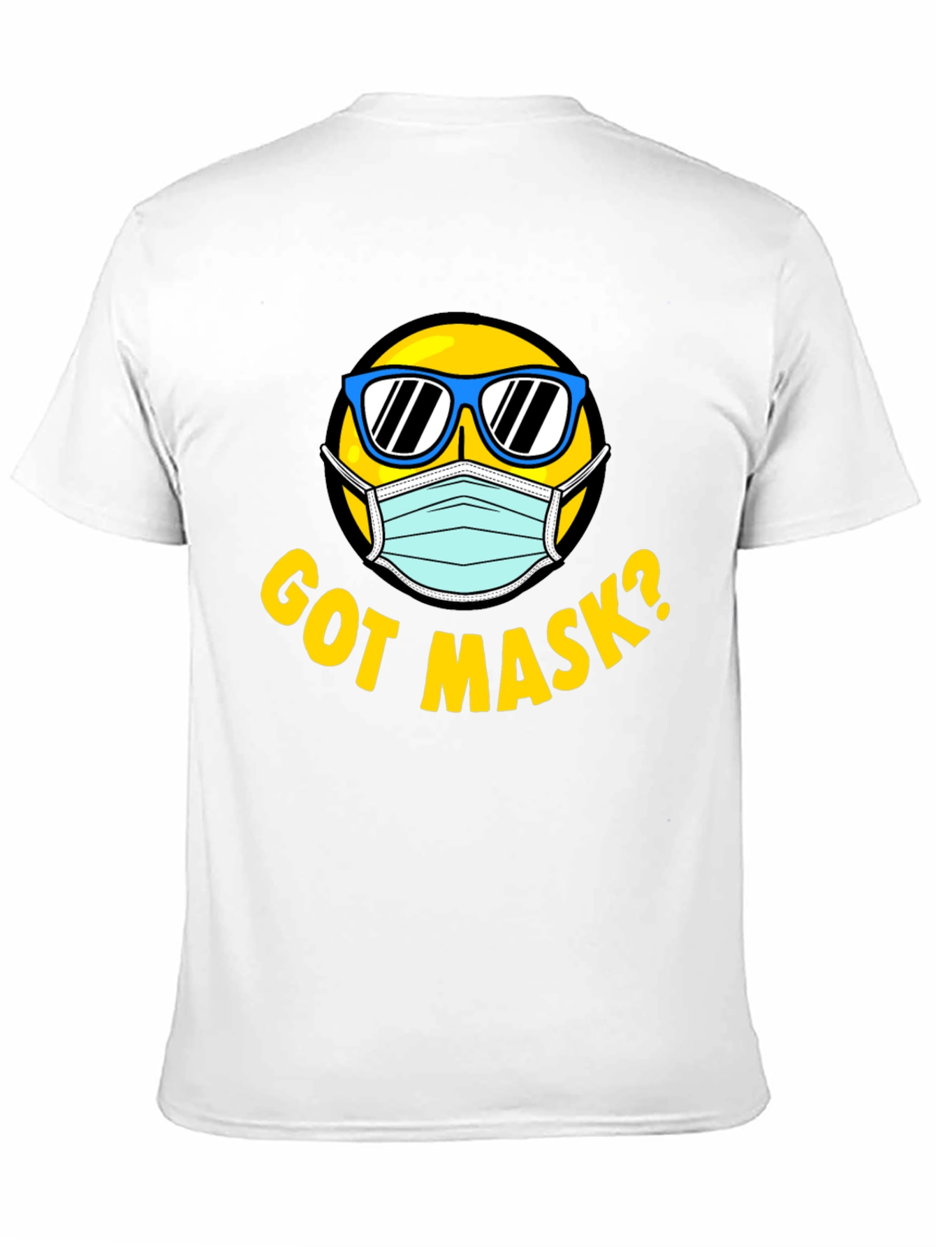 Black Got Mask? Graphic T-Shirt view 11