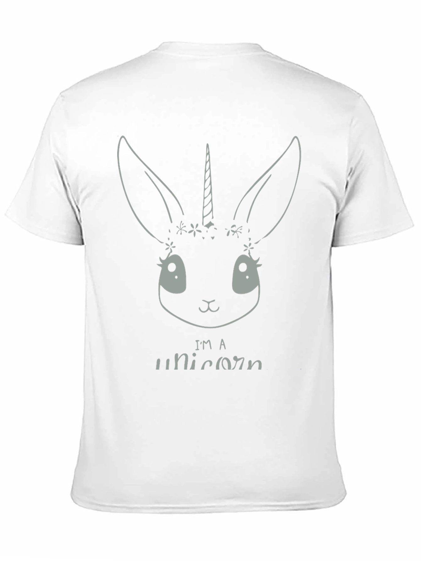 Black Unicorn Rabbit T-Shirt - Cute & Unique Design view 11