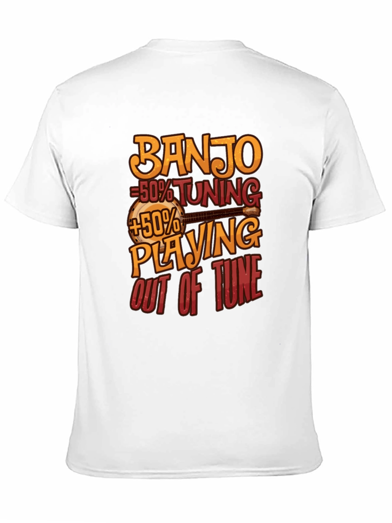 Black Banjo Tuning Playing Funny Musician T-Shirt view 11