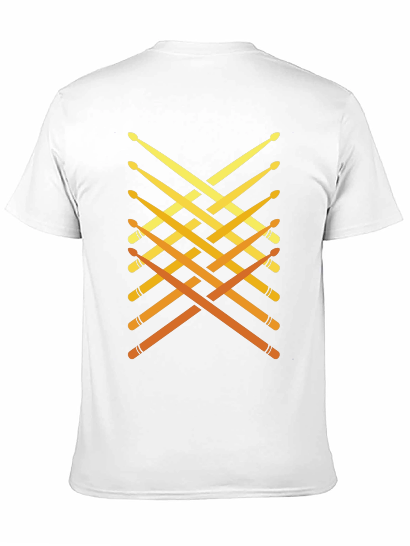 Black Drumsticks Graphic Tee - Musician Style view 11