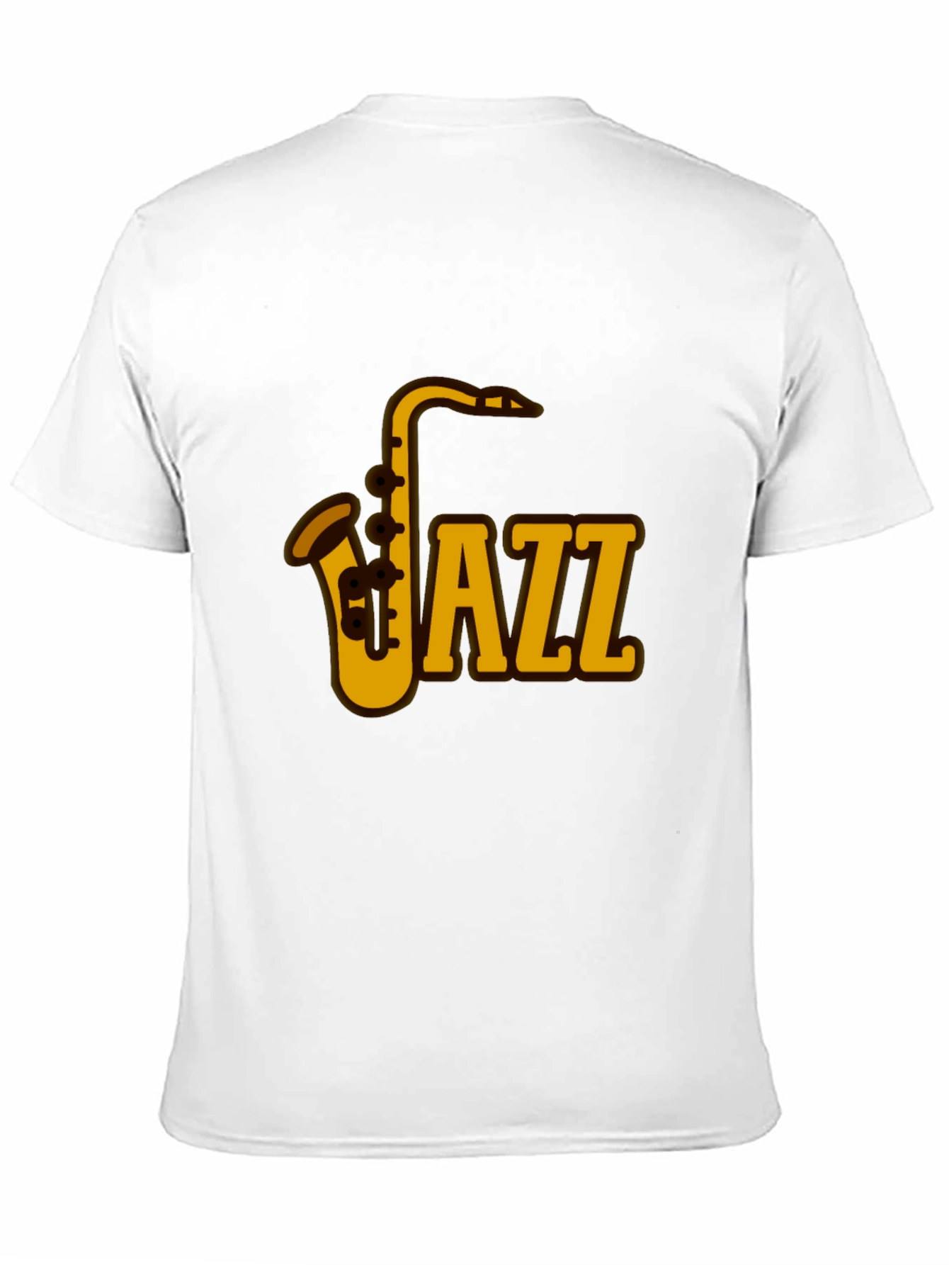 Black Jazz Saxophone Graphic Tee - Music Lover's T-Shirt view 11