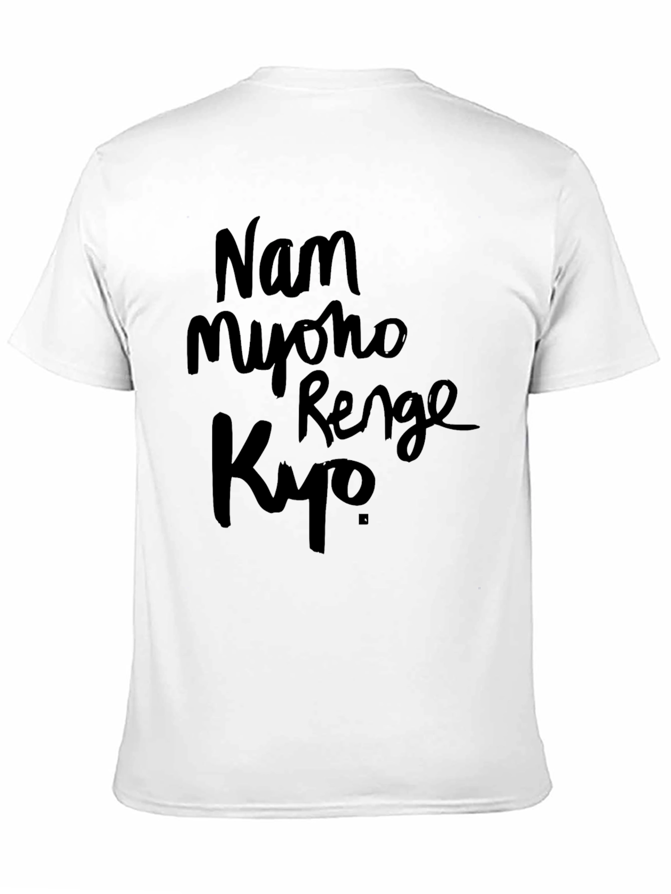 Black Nam Myoho Renge Kyo Black T-Shirt view 11