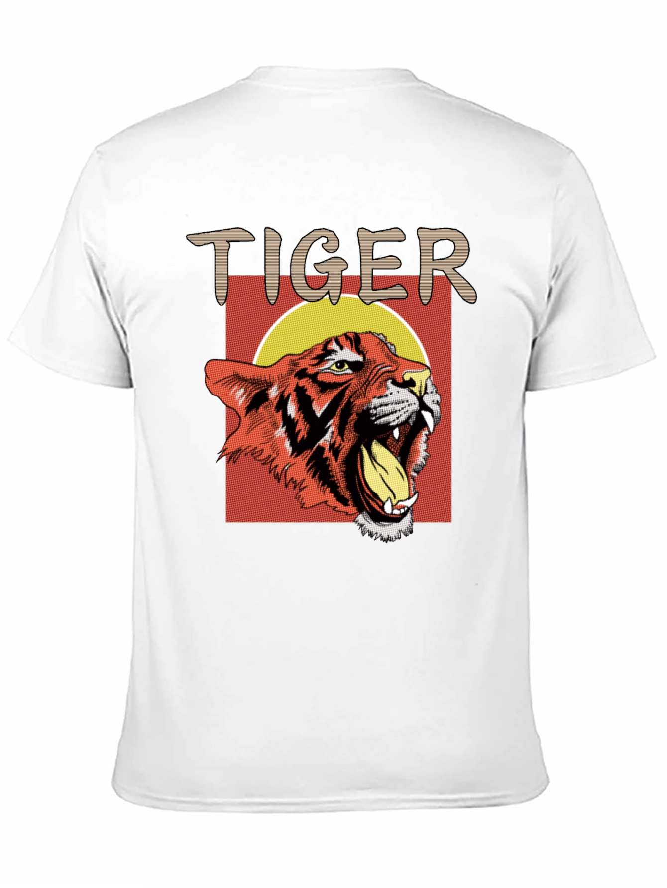 Black Tiger Graphic Tee - Bold Animal Print T-Shirt view 11