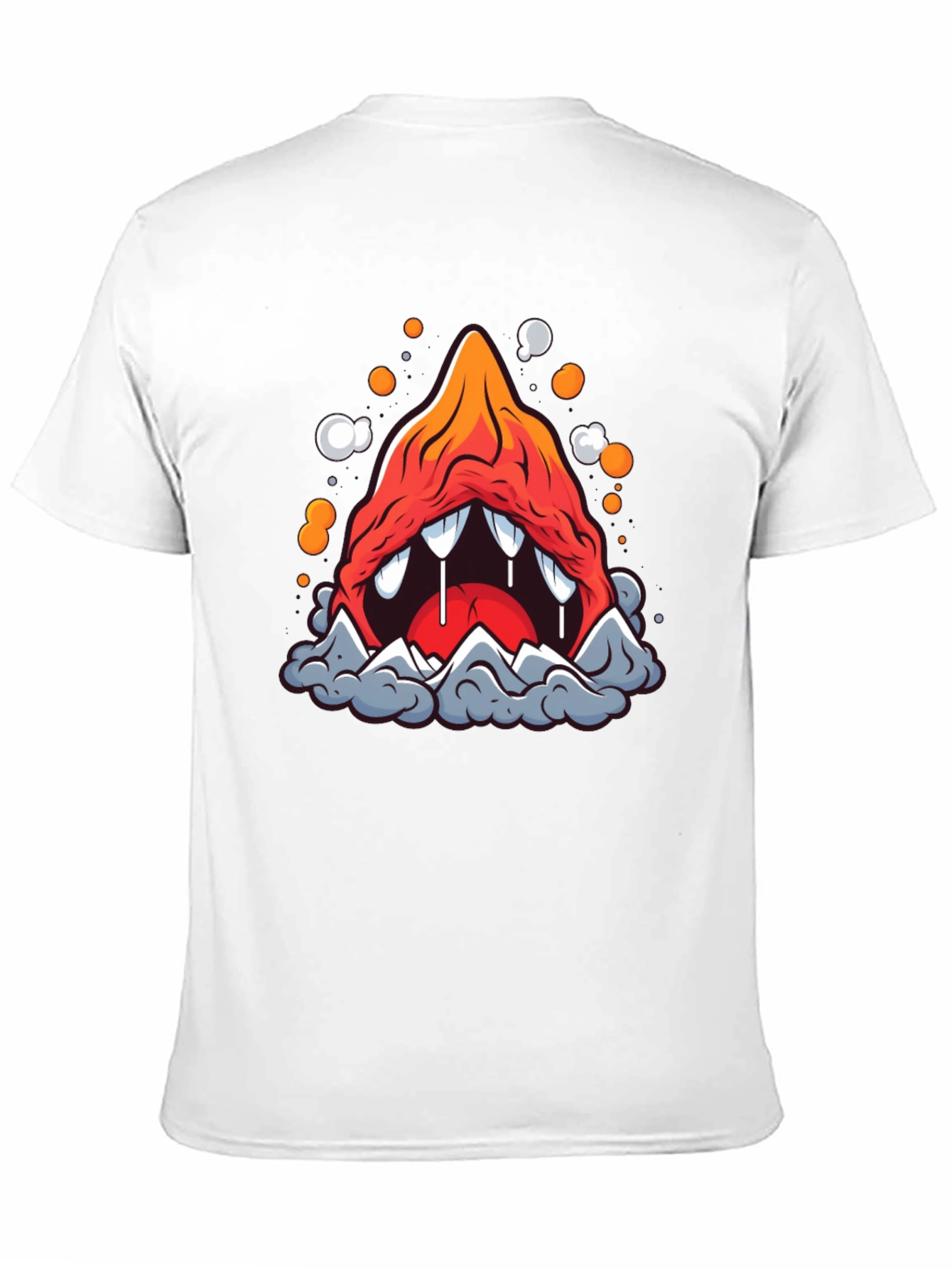 Black Monster Mountain Graphic Tee view 11