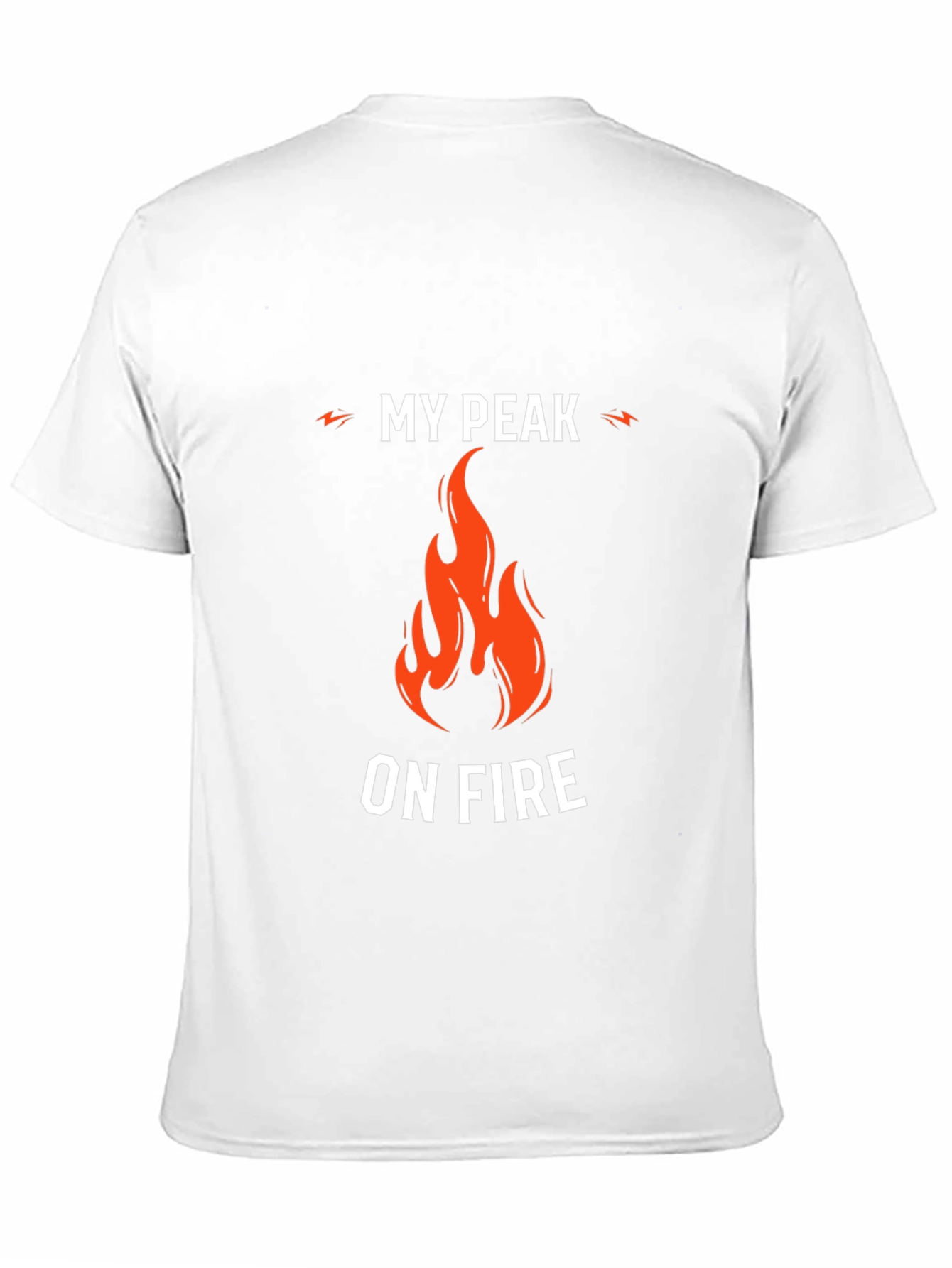 Black My Peak On Fire Graphic Tee view 11