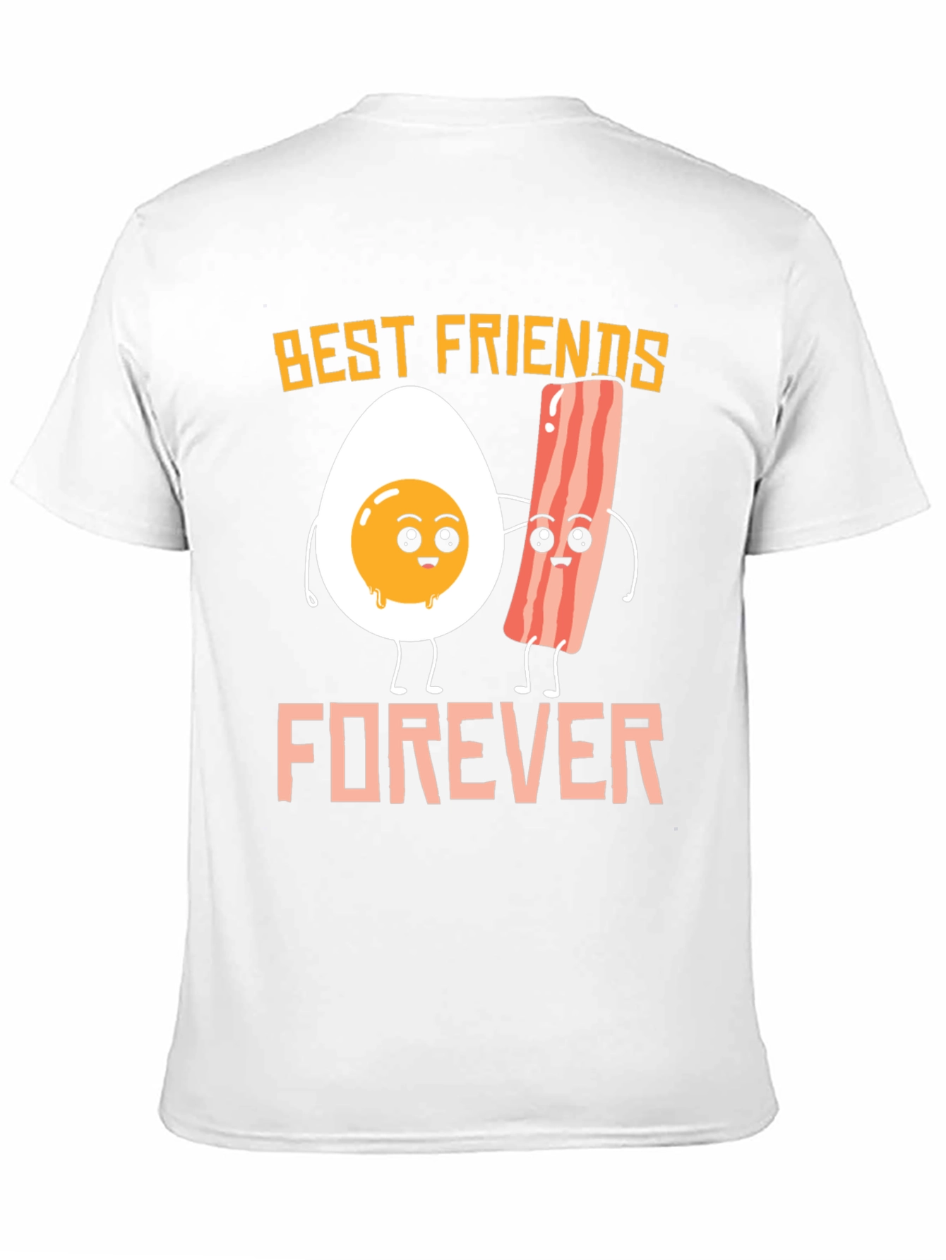 Black Best Friends Forever: Egg & Bacon Graphic Tee view 11