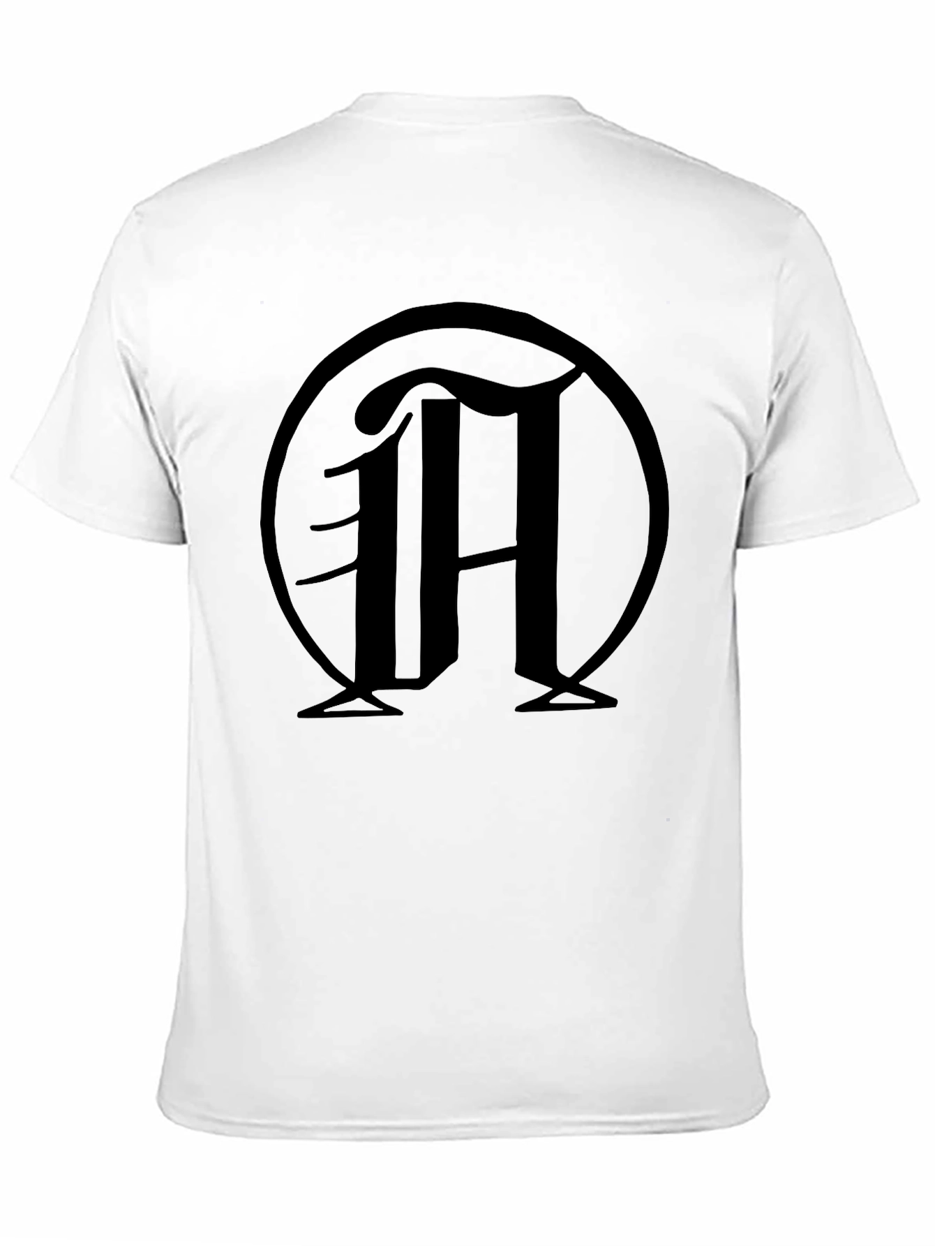 Black Black T-Shirt with "M" Logo view 11