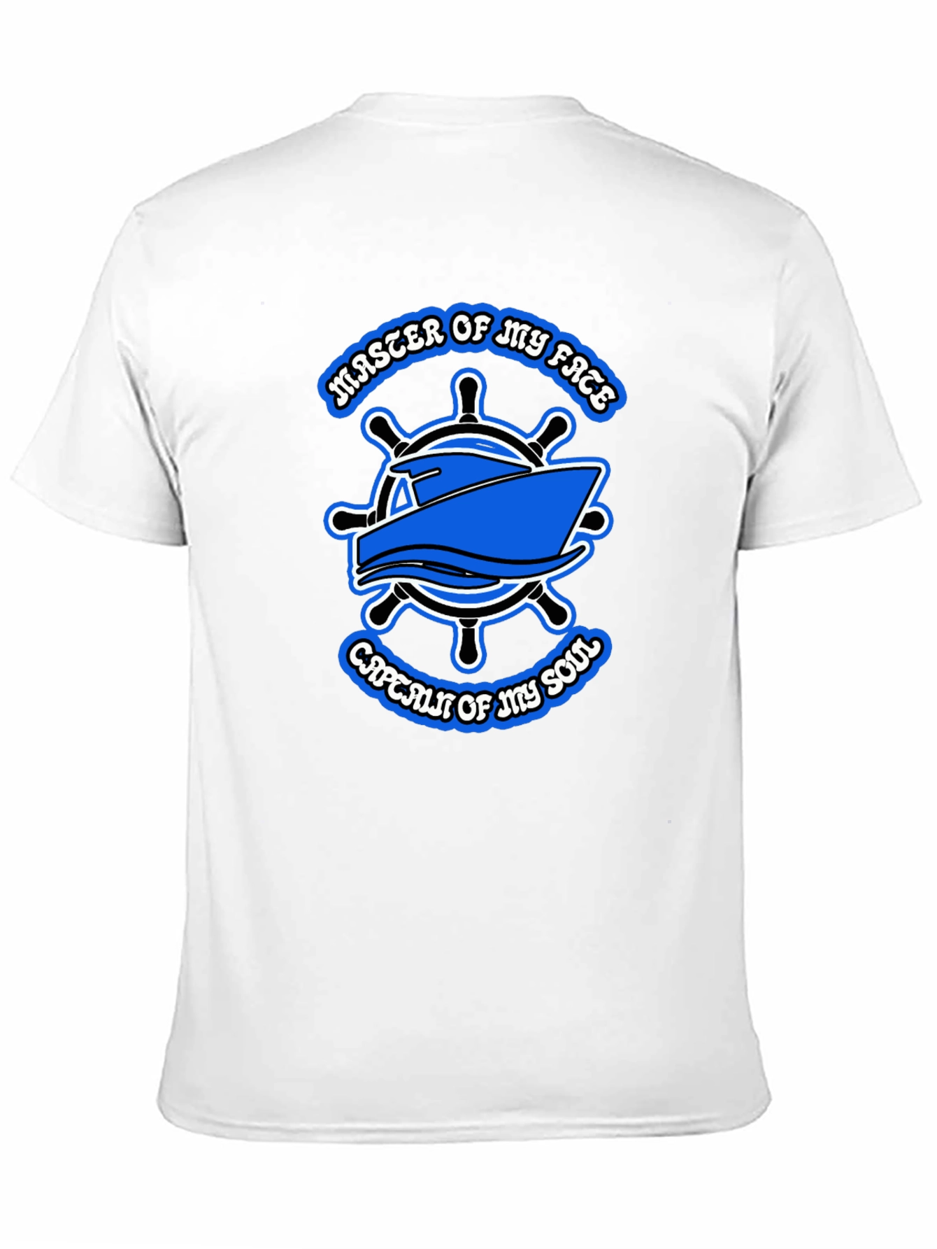 Nautical Theme T-Shirt - Master of My Fate, Captain of My Soul - 11