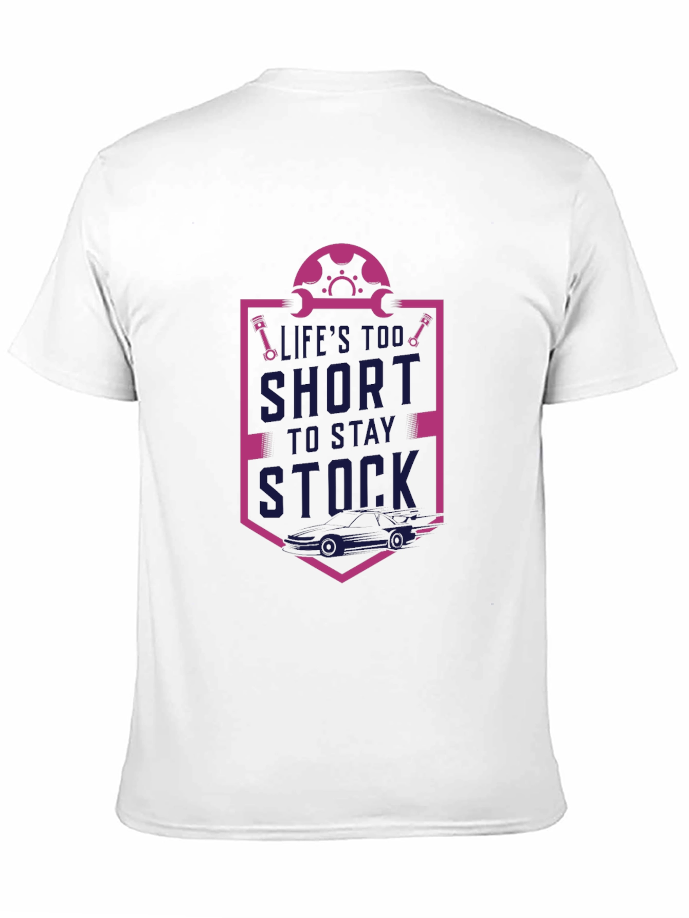 Black Life's Too Short to Stay Stock Graphic T-Shirt view 11