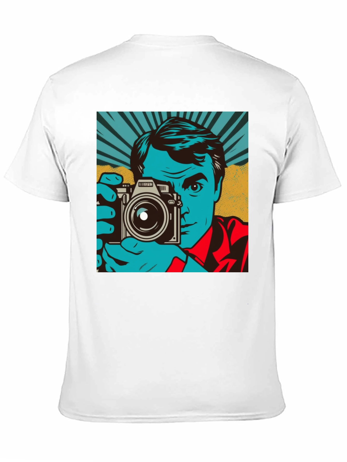 Black Retro Photographer Graphic Tee - Classic Cool Shirt view 11