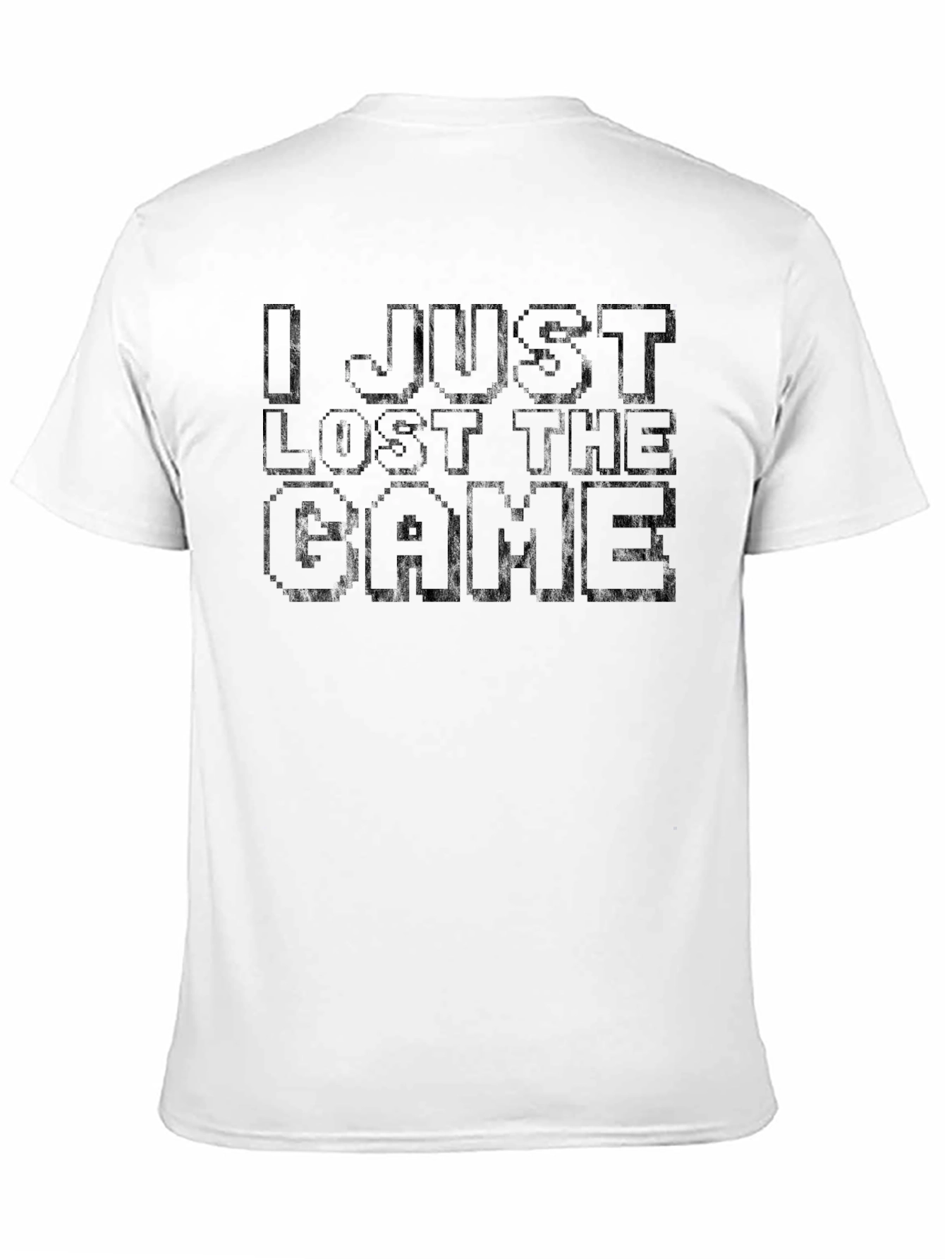 Black I Just Lost The Game Black T-Shirt view 11