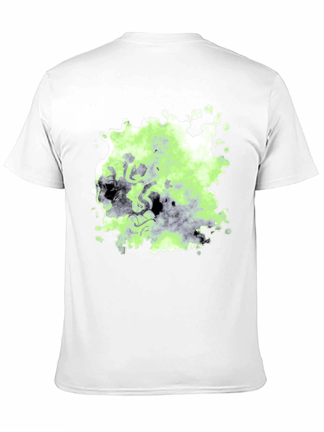 Black Graphic Print Black T-Shirt view 11